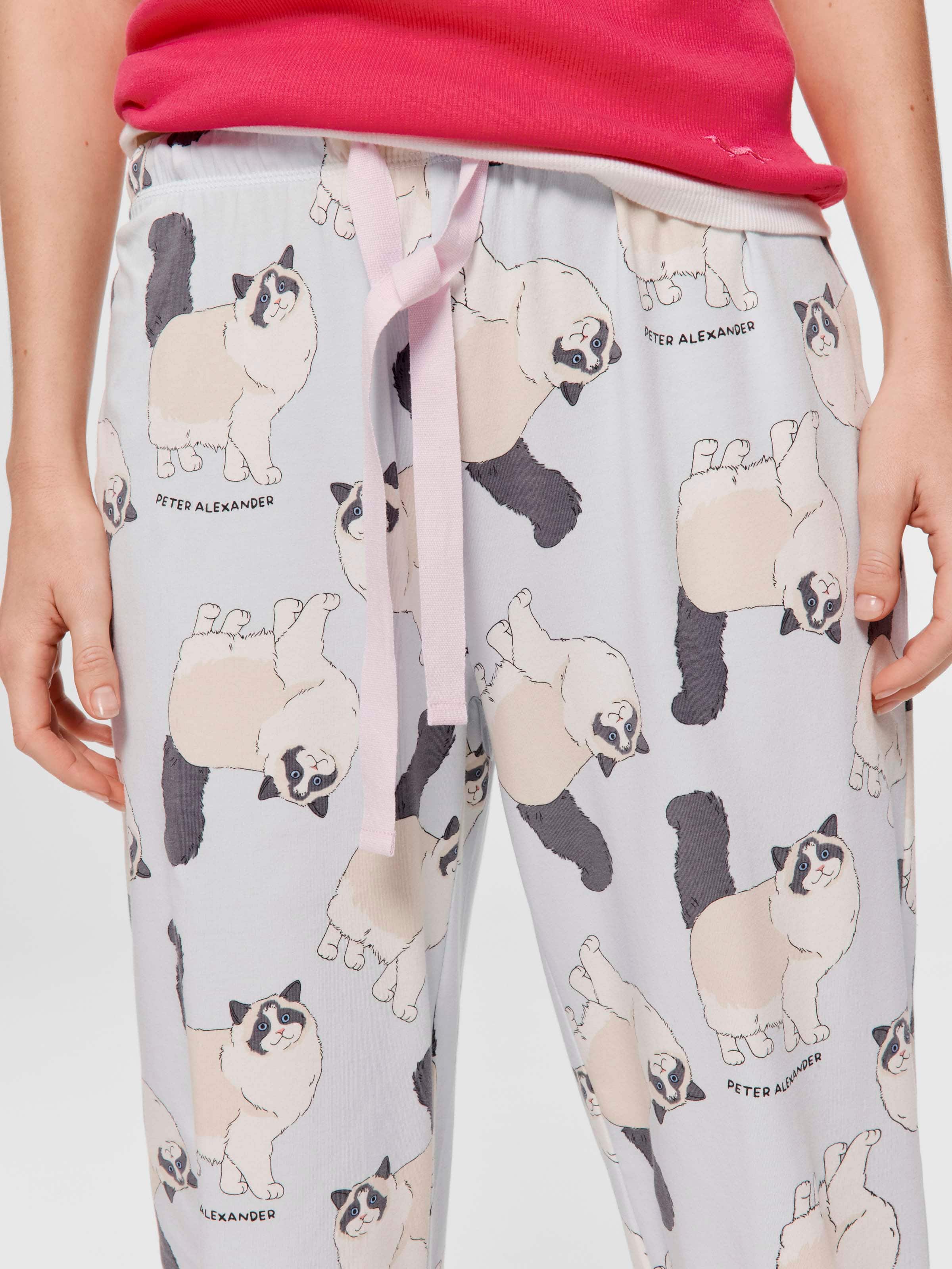 Fluffy Cat Easy Pj Pant