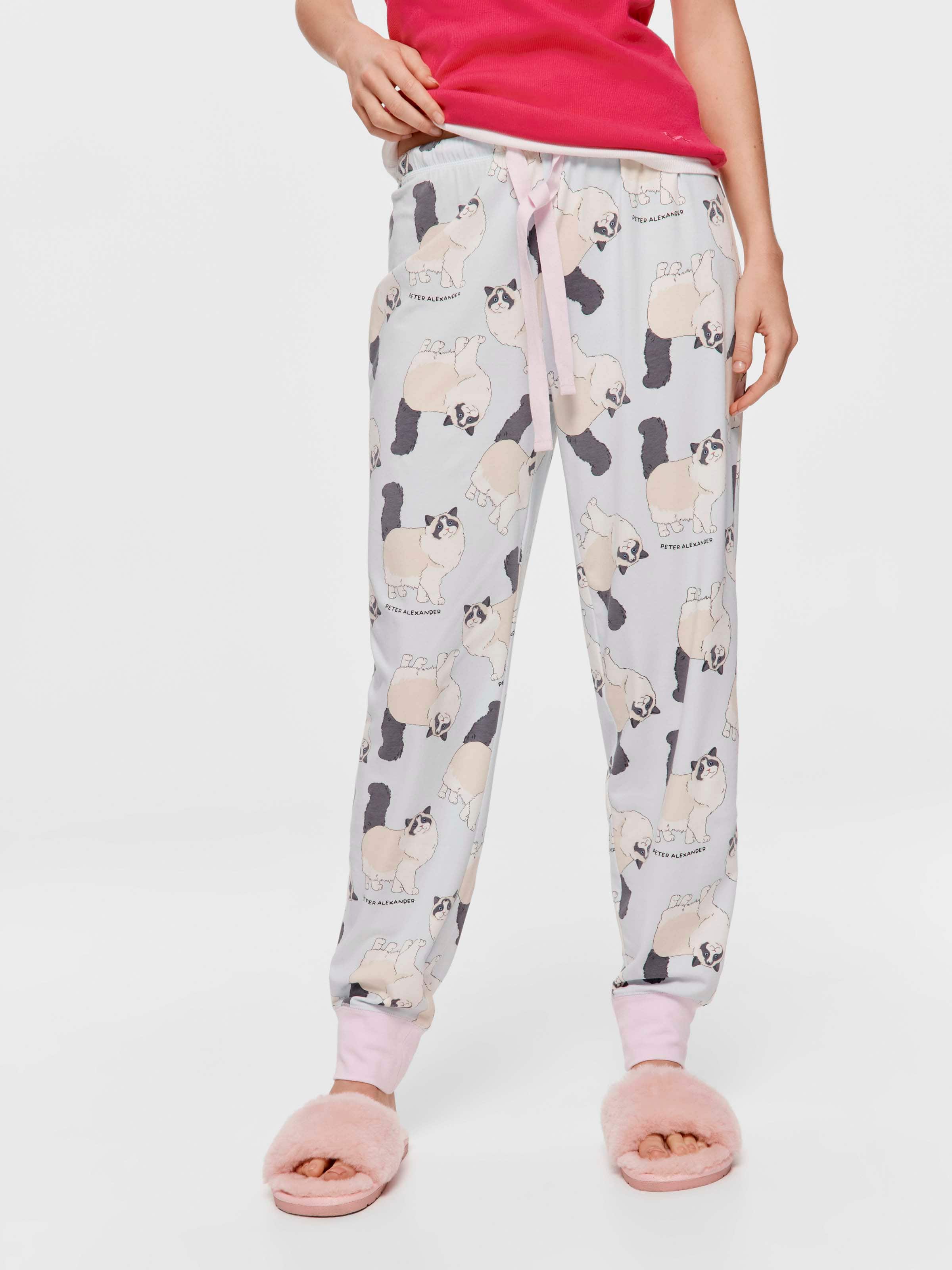 Fluffy Cat Easy Pj Pant