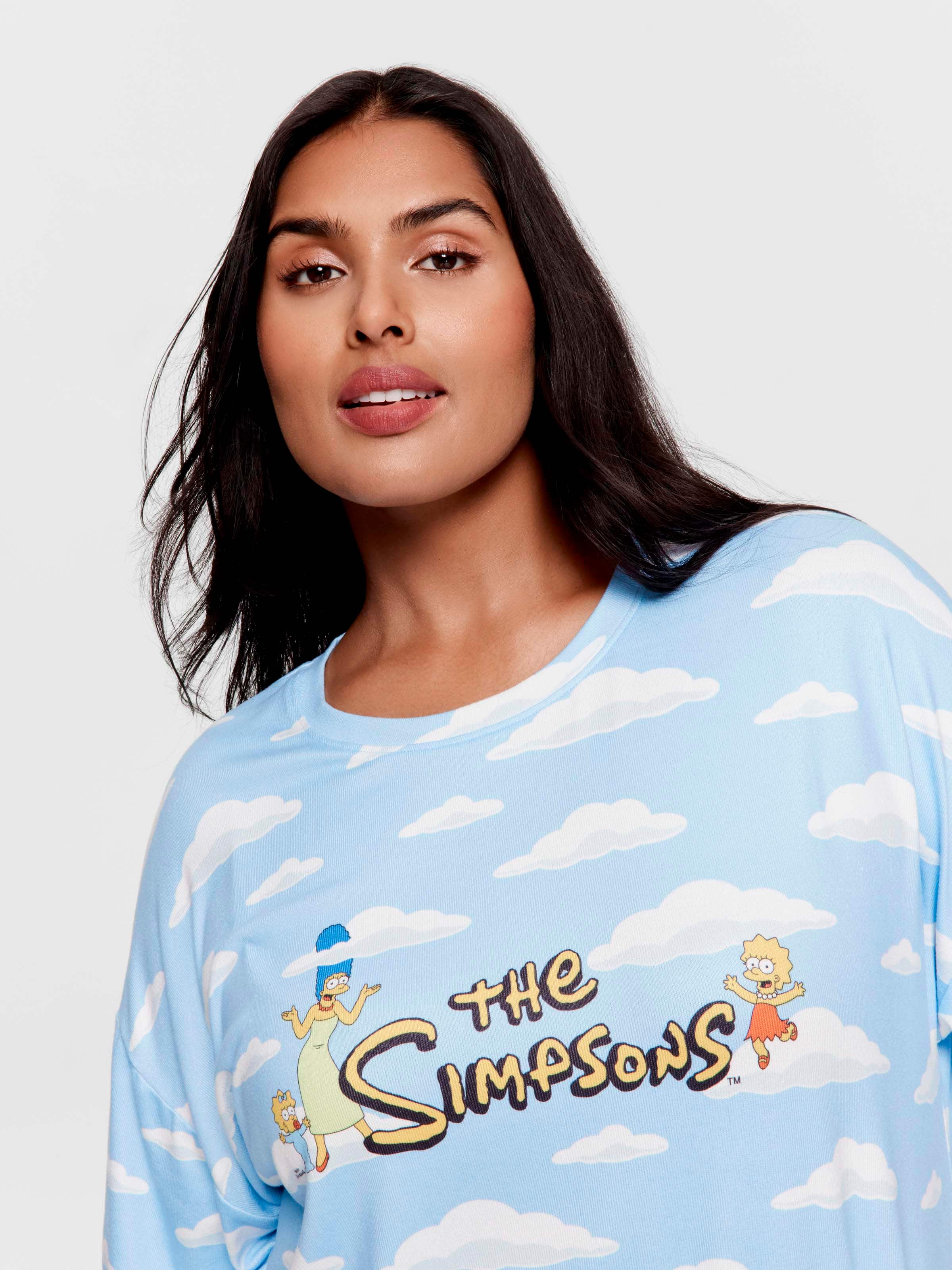 P.A. Plus The Simpsons Cloud Plush Oversized Tee
