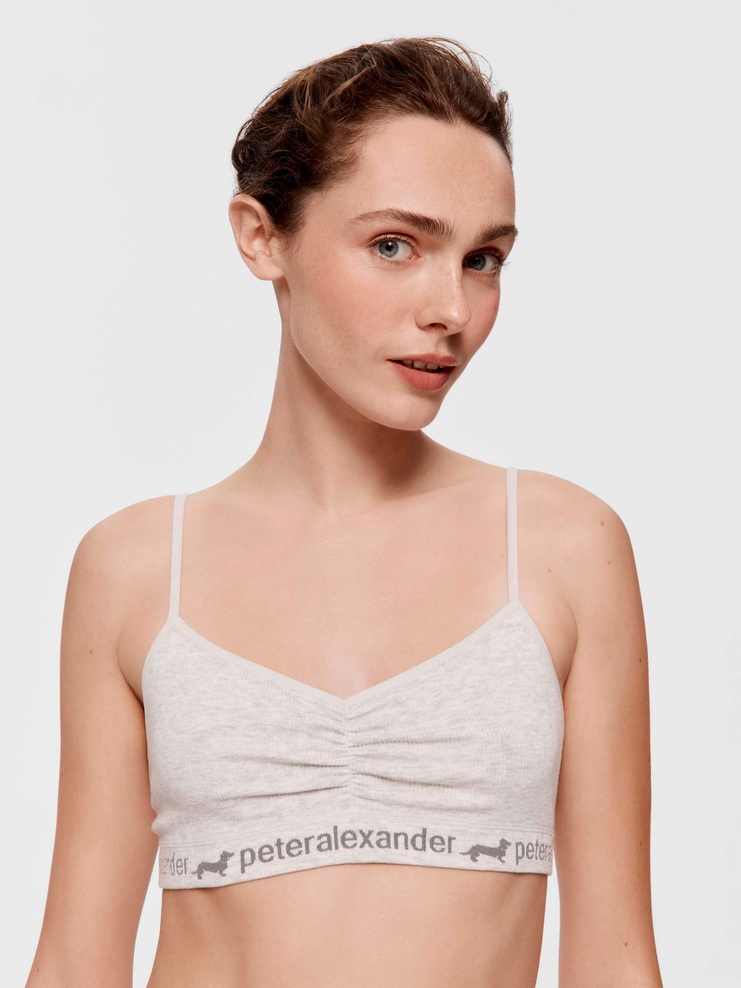 Grey Marle Seamless Bralette