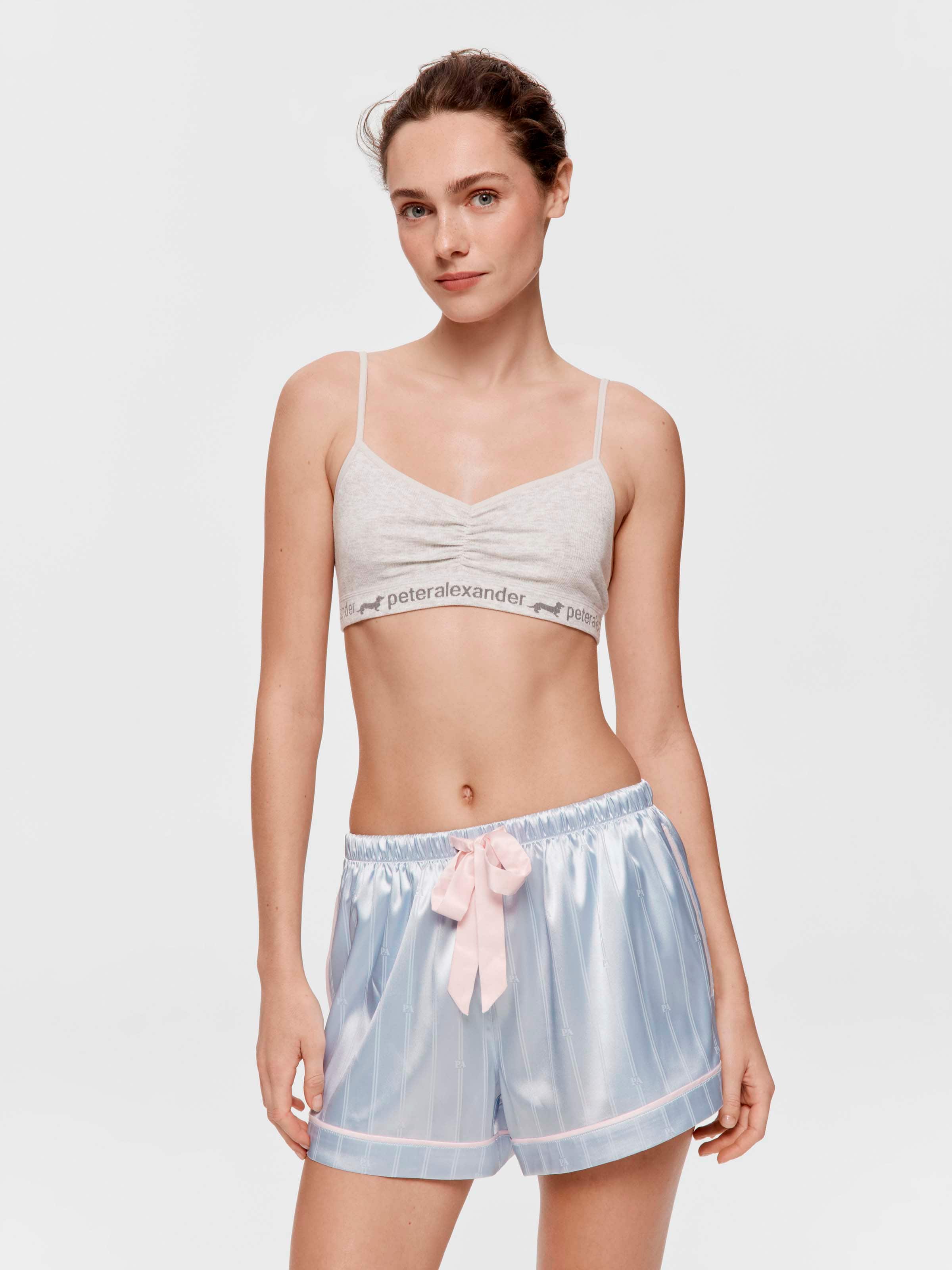 Grey Marle Seamless Bralette