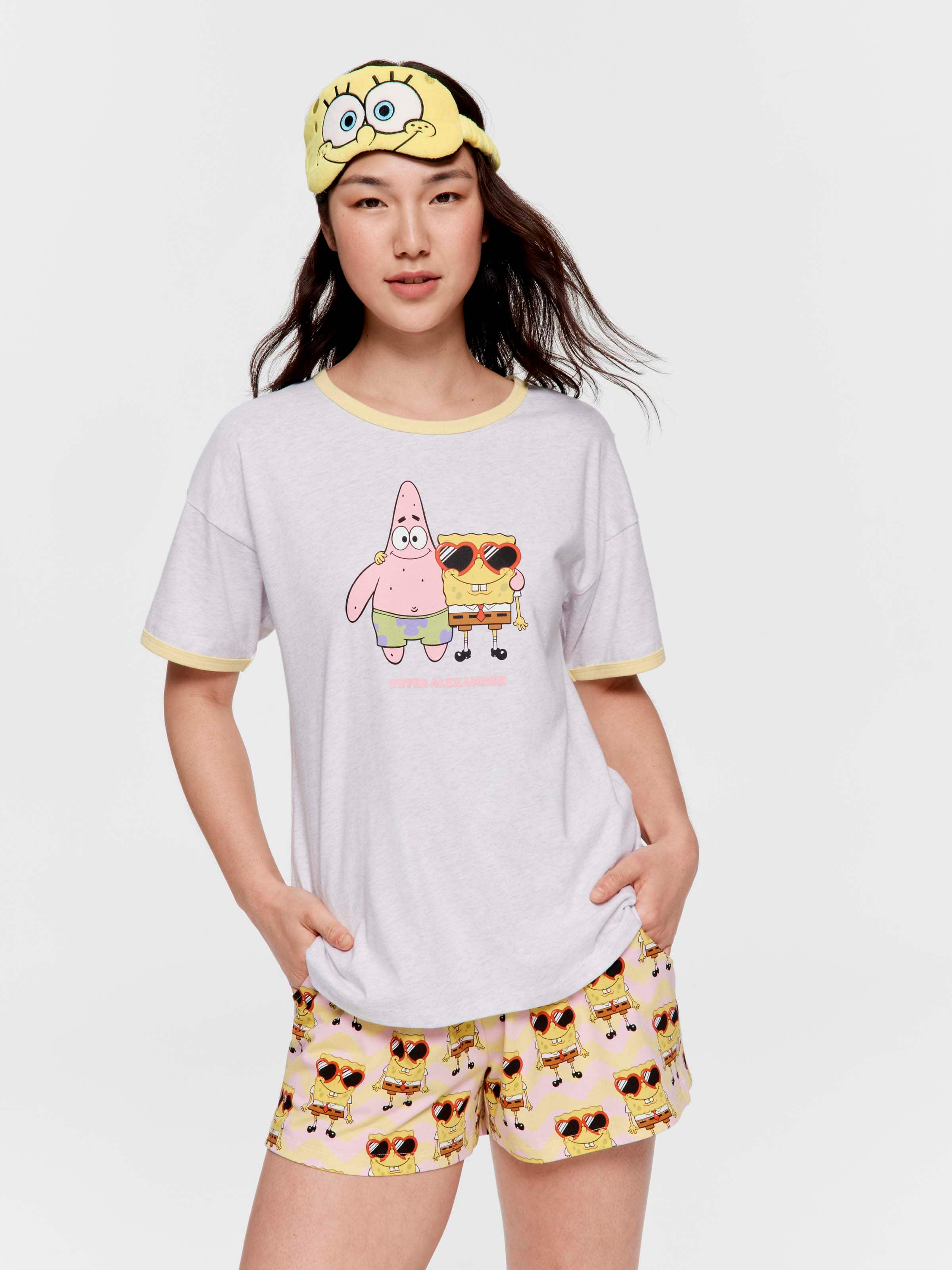 Spongebob & Patrick 100% Cotton Oversized Tee