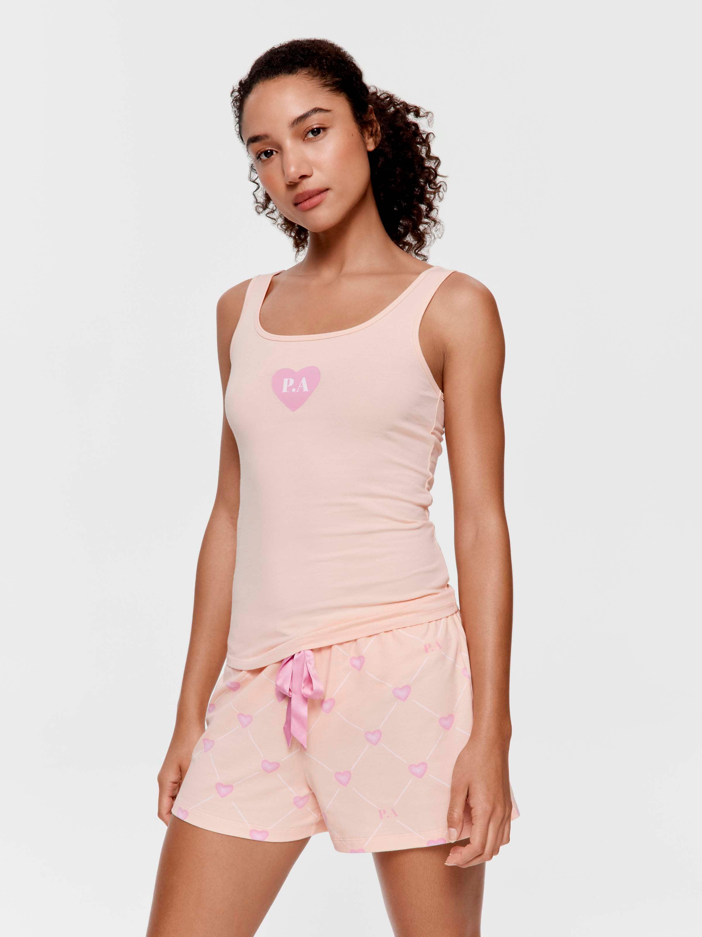 Peach Heart Tank
