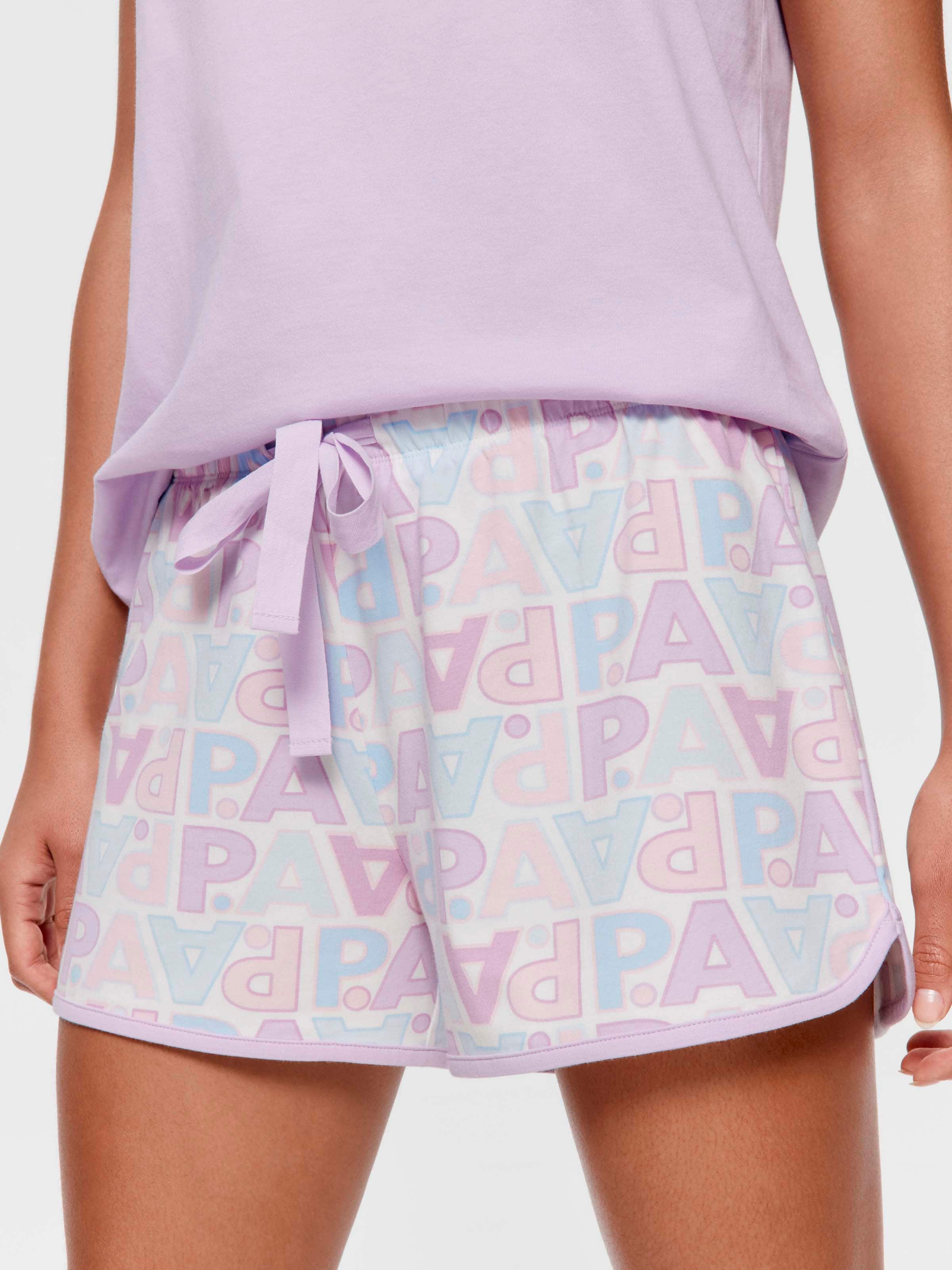 Logo Printed Sporty Mid Short