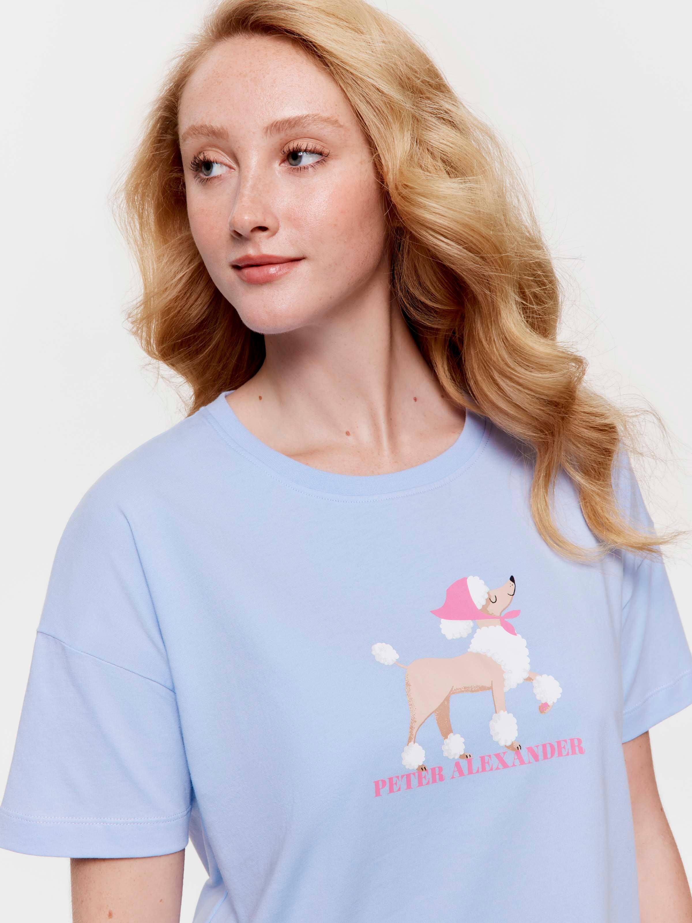 Poodle 100% Cotton Oversized Tee