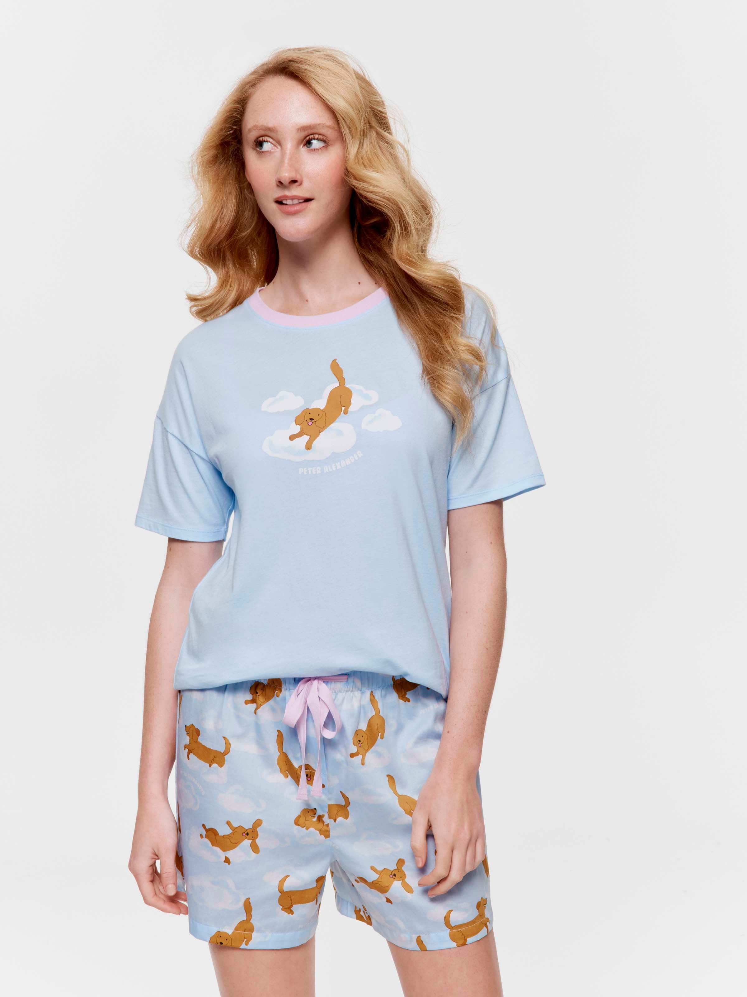 Penny Cloud 100% Cotton Shortie Pj Set
