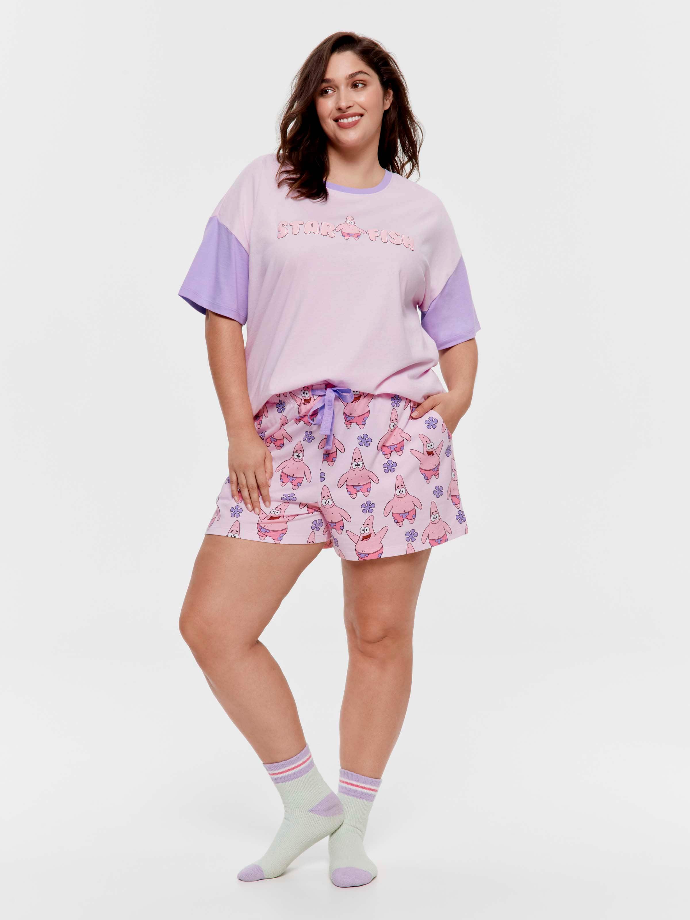 P.A. Plus Spongebob Patrick Star Mid Short