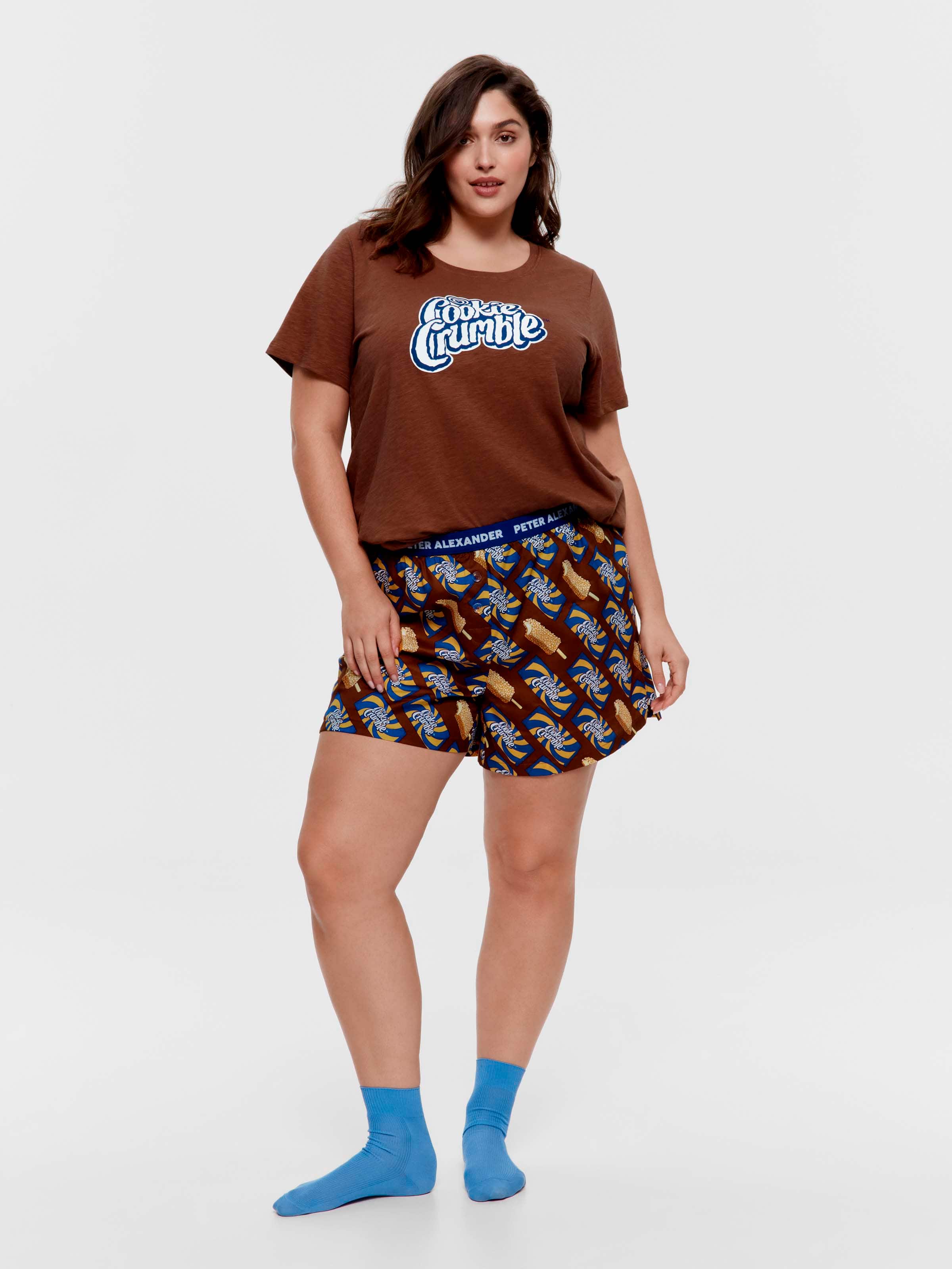 P.A. Plus Cookie Crumble 100% Cotton Mid Boxer Short