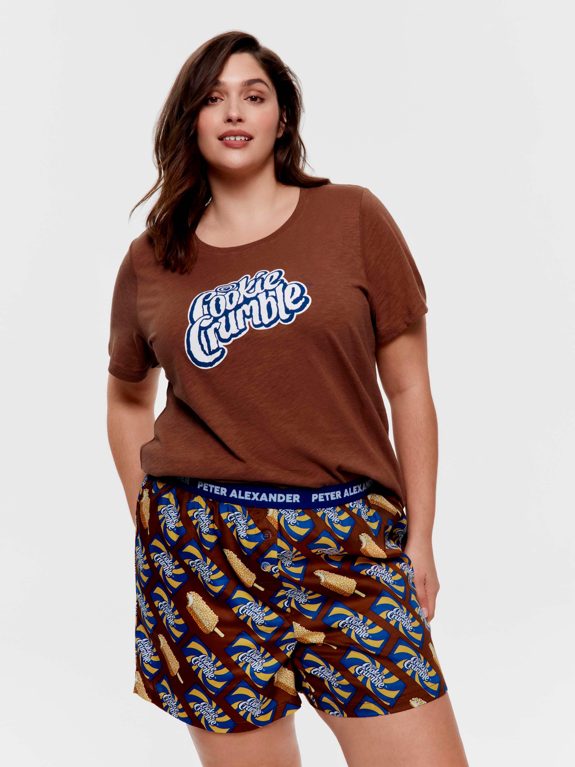 P.A. Plus Cookie Crumble 100% Cotton Mid Boxer Short