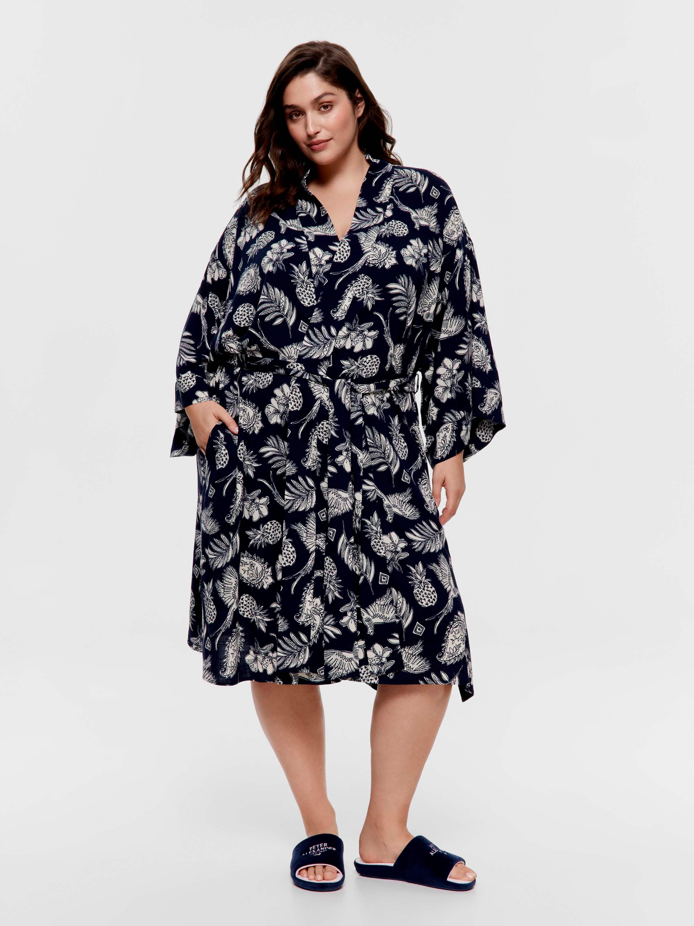 P.A. Plus Beachside Long Kimono Gown