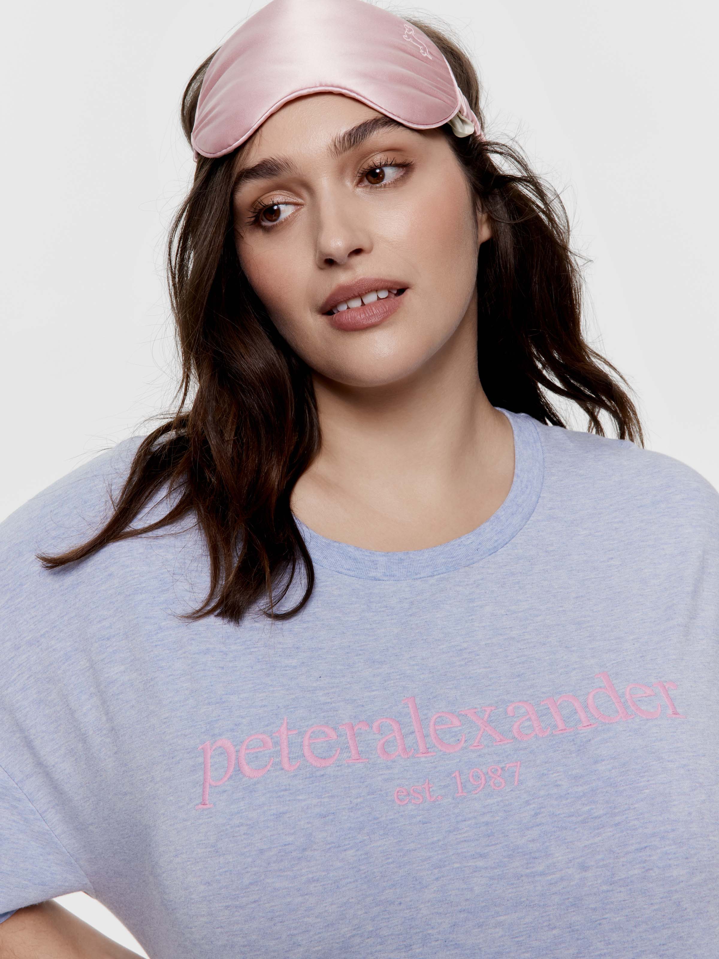 P.A. Plus Chambray Heritage Bamboo Jersey Sleep Tee