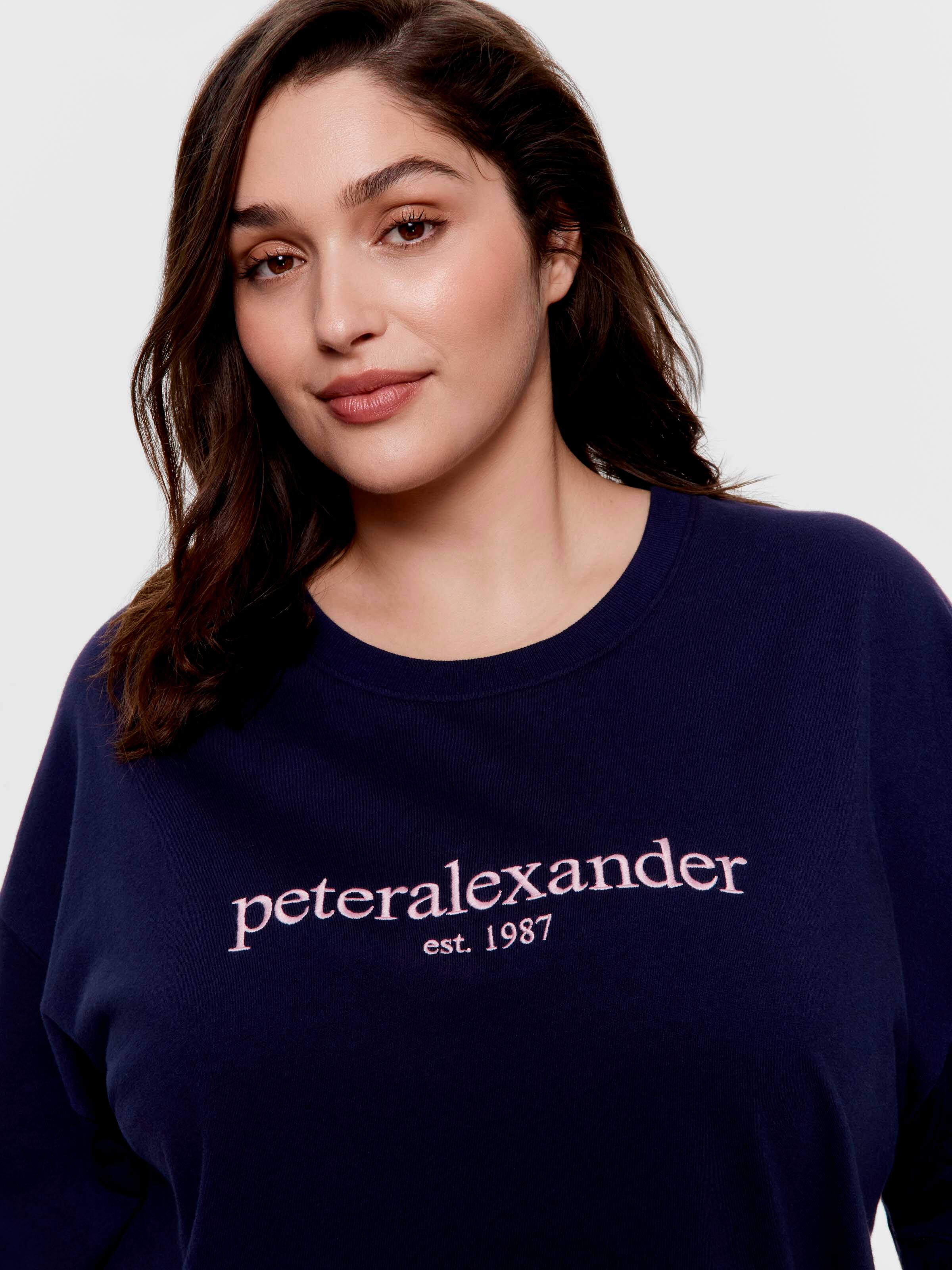 P.A. Plus Navy Heritage 100% Cotton Tee