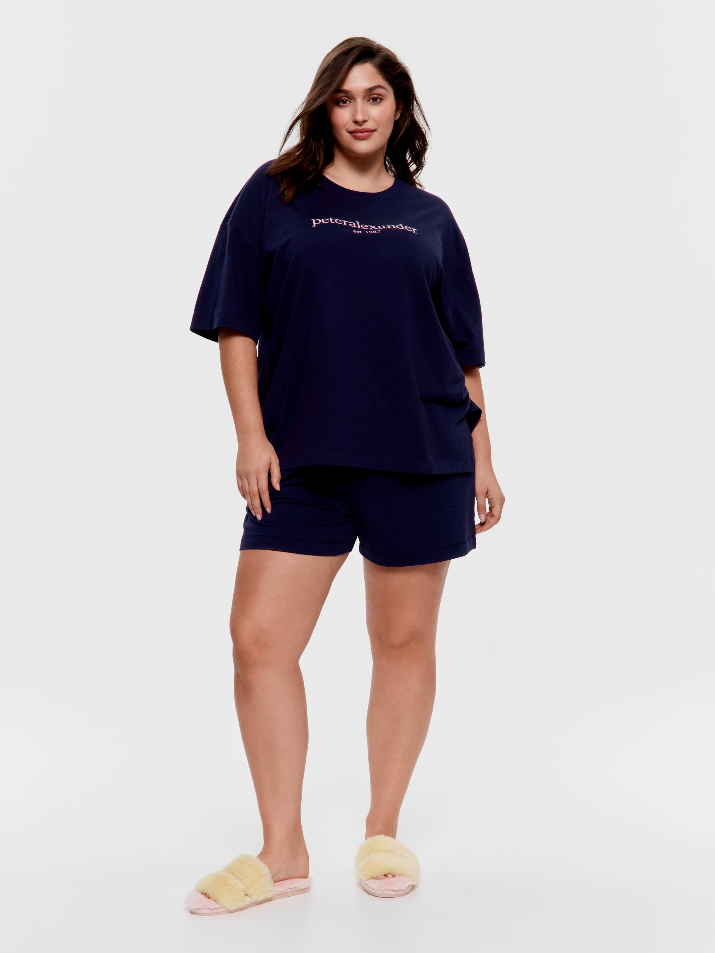 P.A. Plus Navy Heritage 100% Cotton Tee