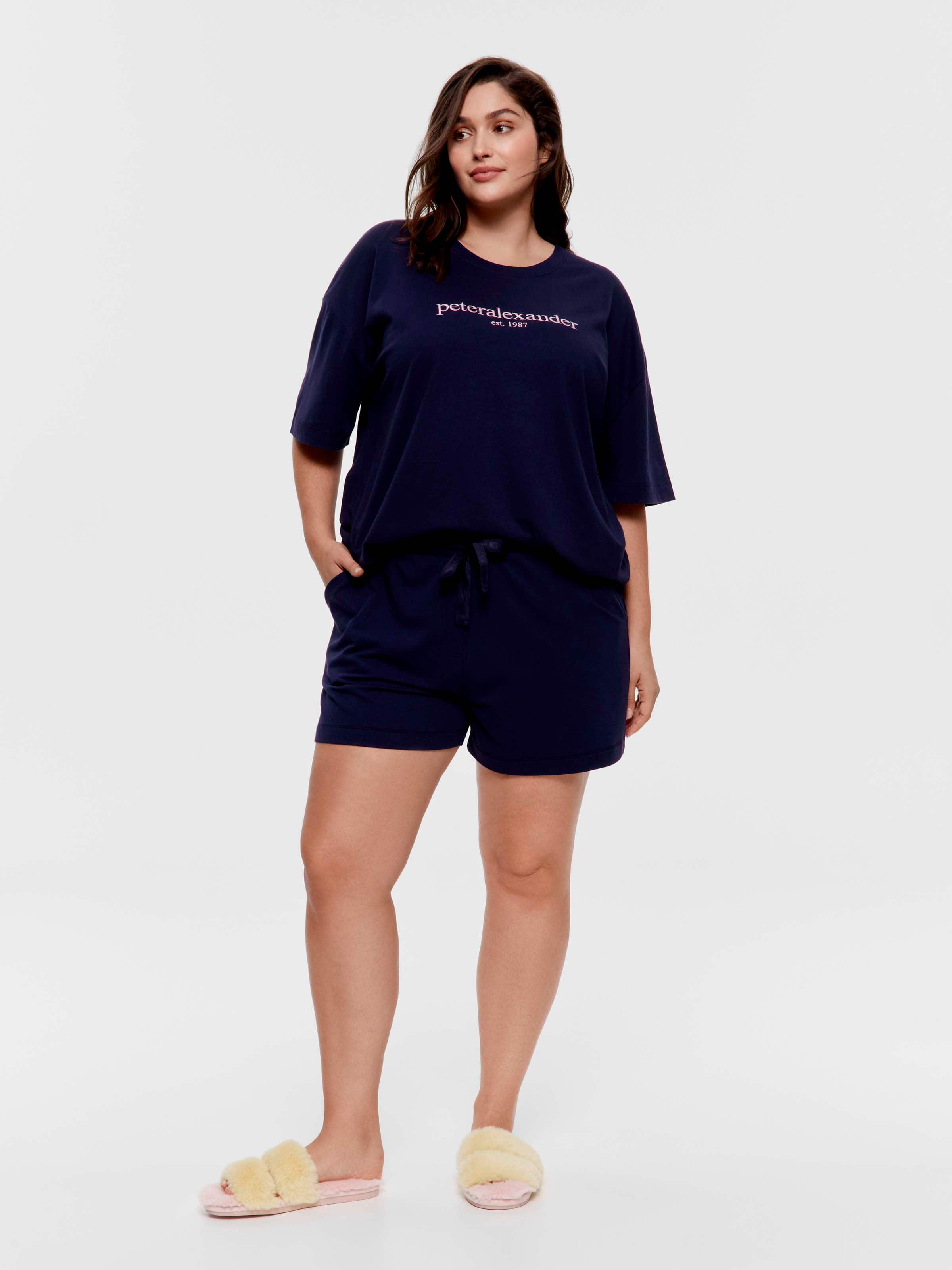 P.A. Plus Navy Classic Mid Short