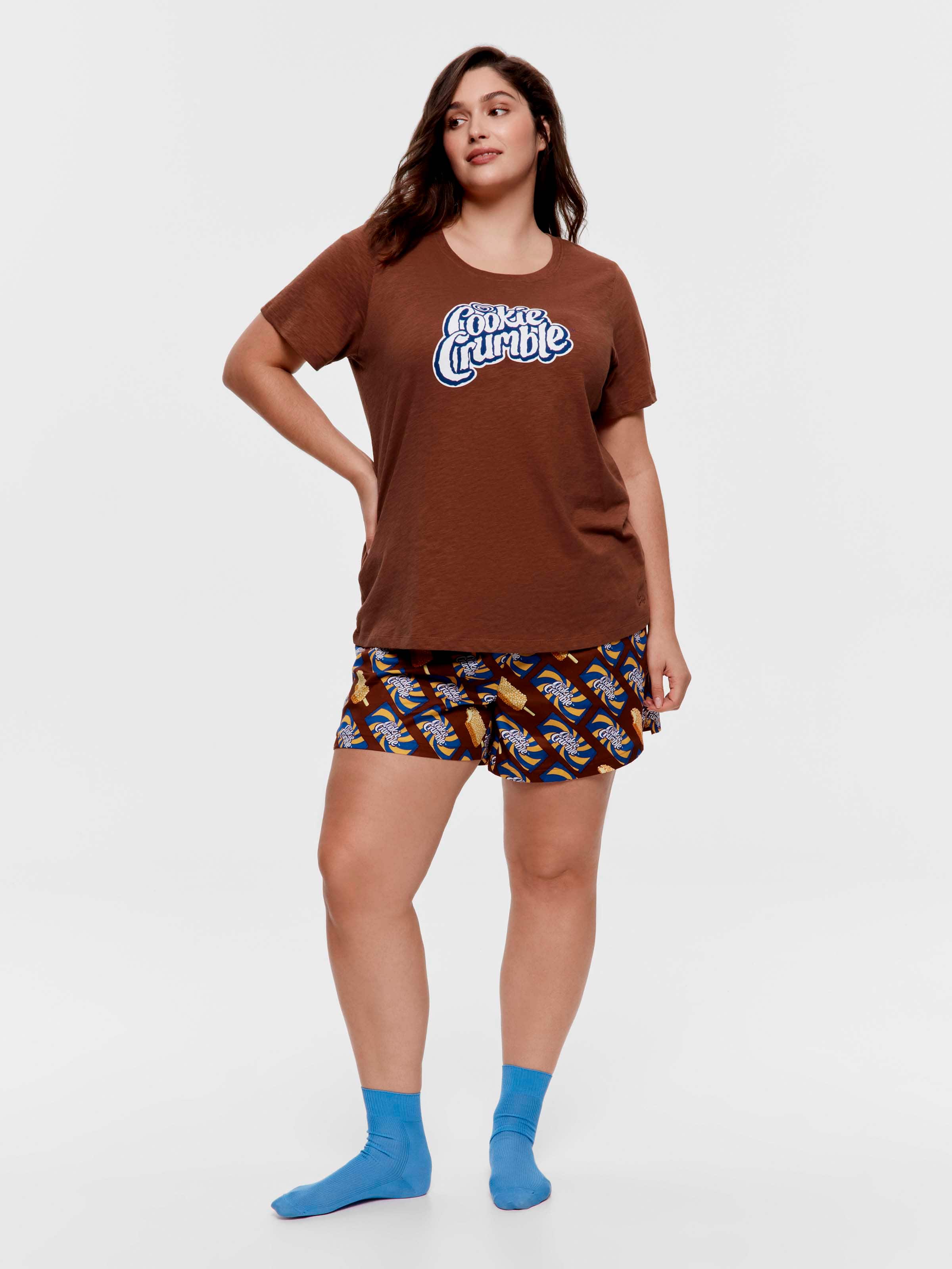 P.A. Plus Cookie Crumble 100% Cotton Fashion Tee