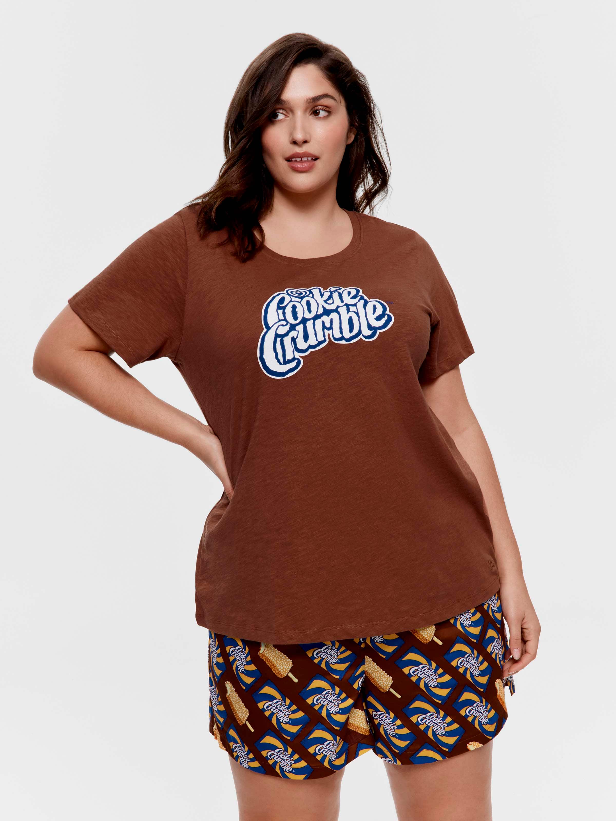 P.A. Plus Cookie Crumble 100% Cotton Fashion Tee