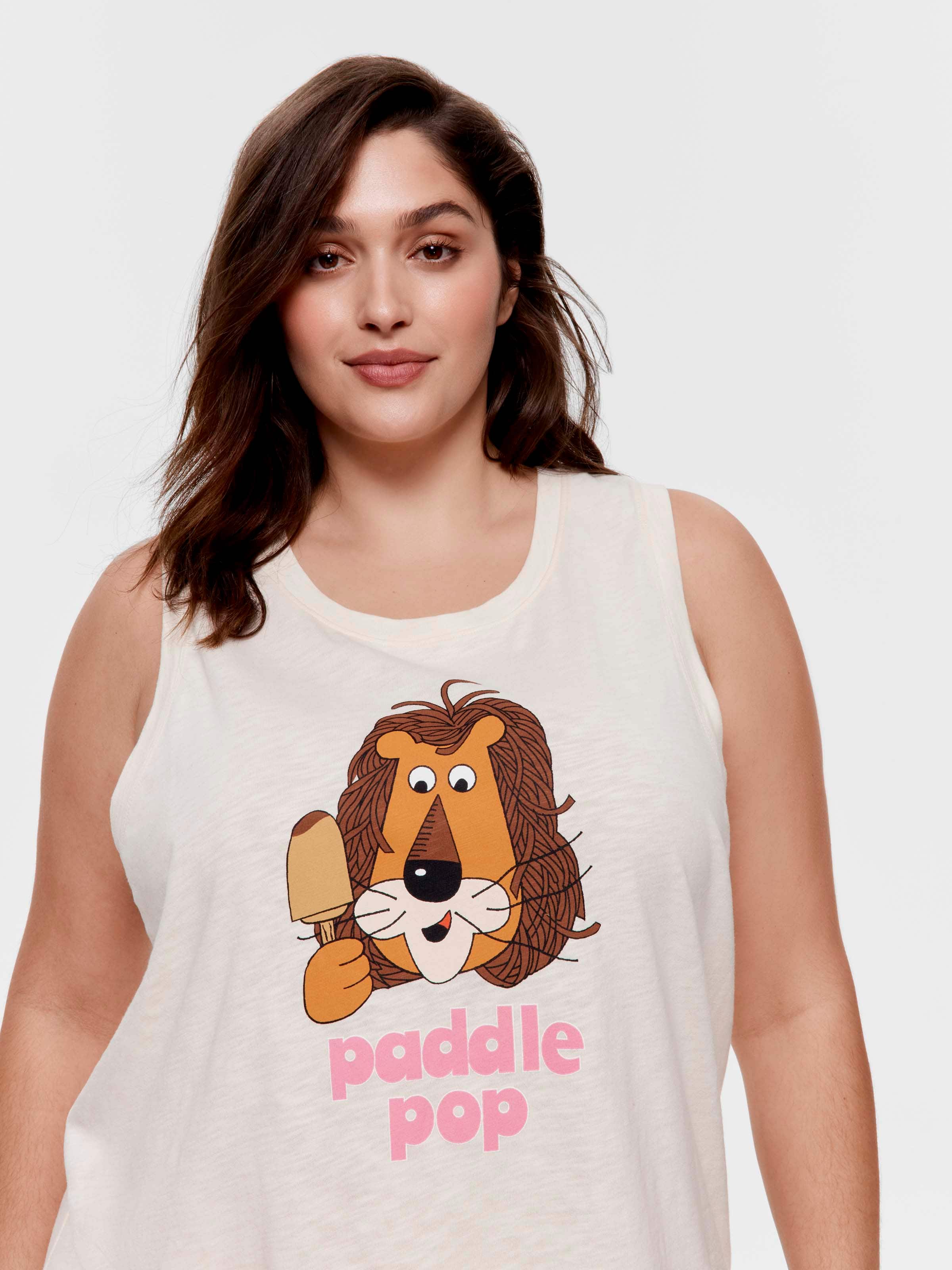 P.A. Plus Paddle Pop 100% Cotton Fashion Tank