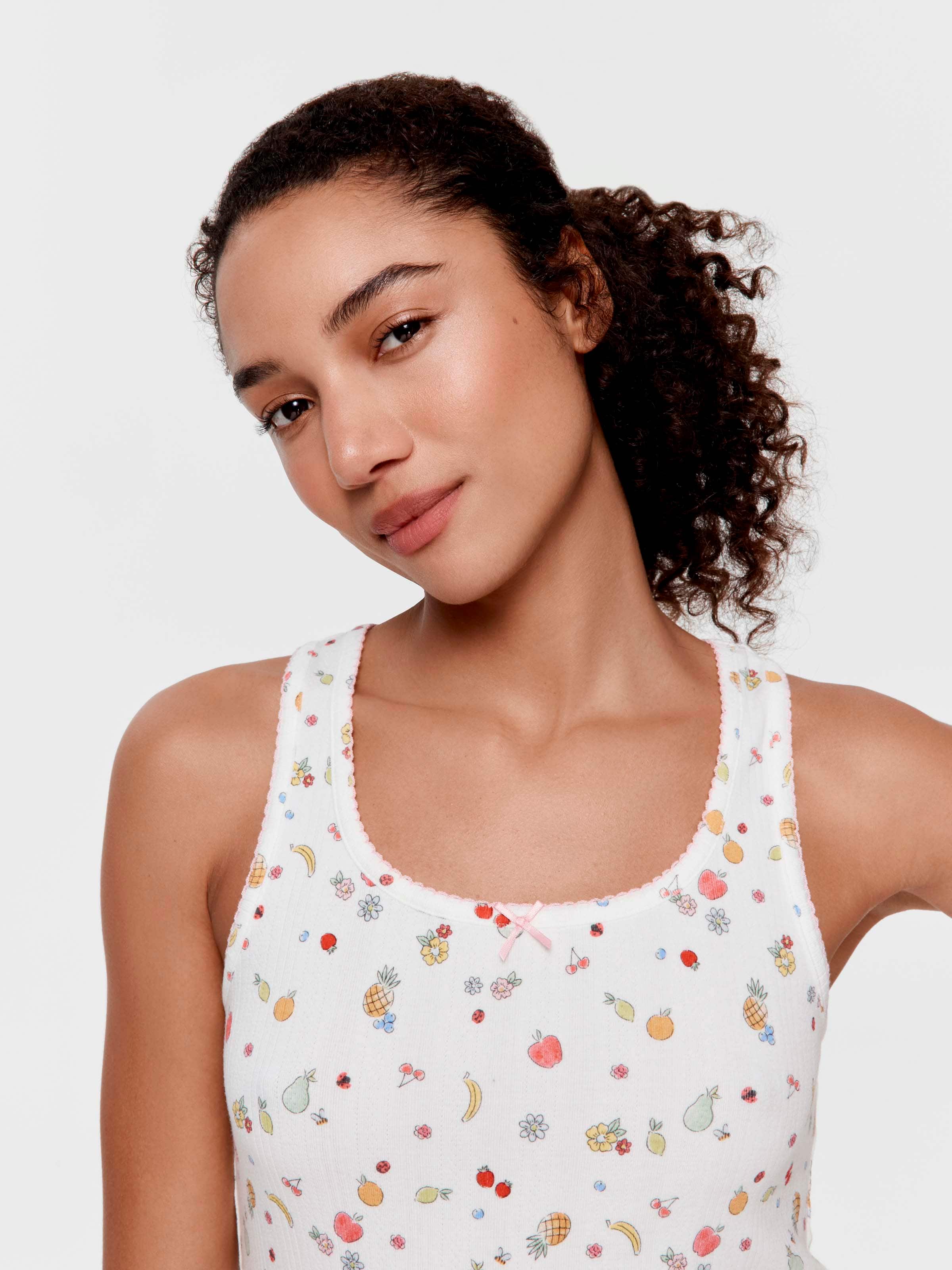 Fruity Pointelle Tank