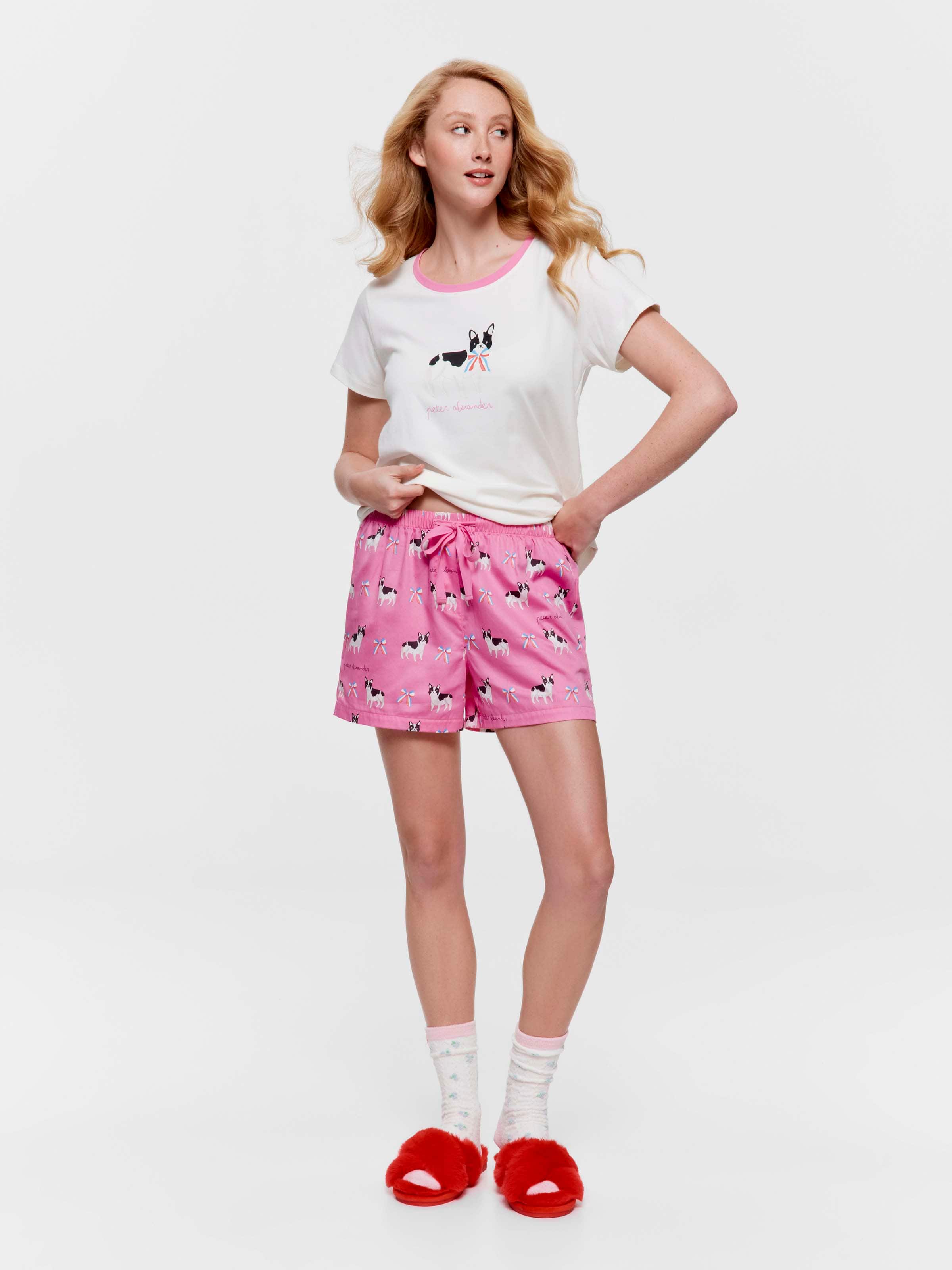 Frenchie 100% Cotton Mid Short