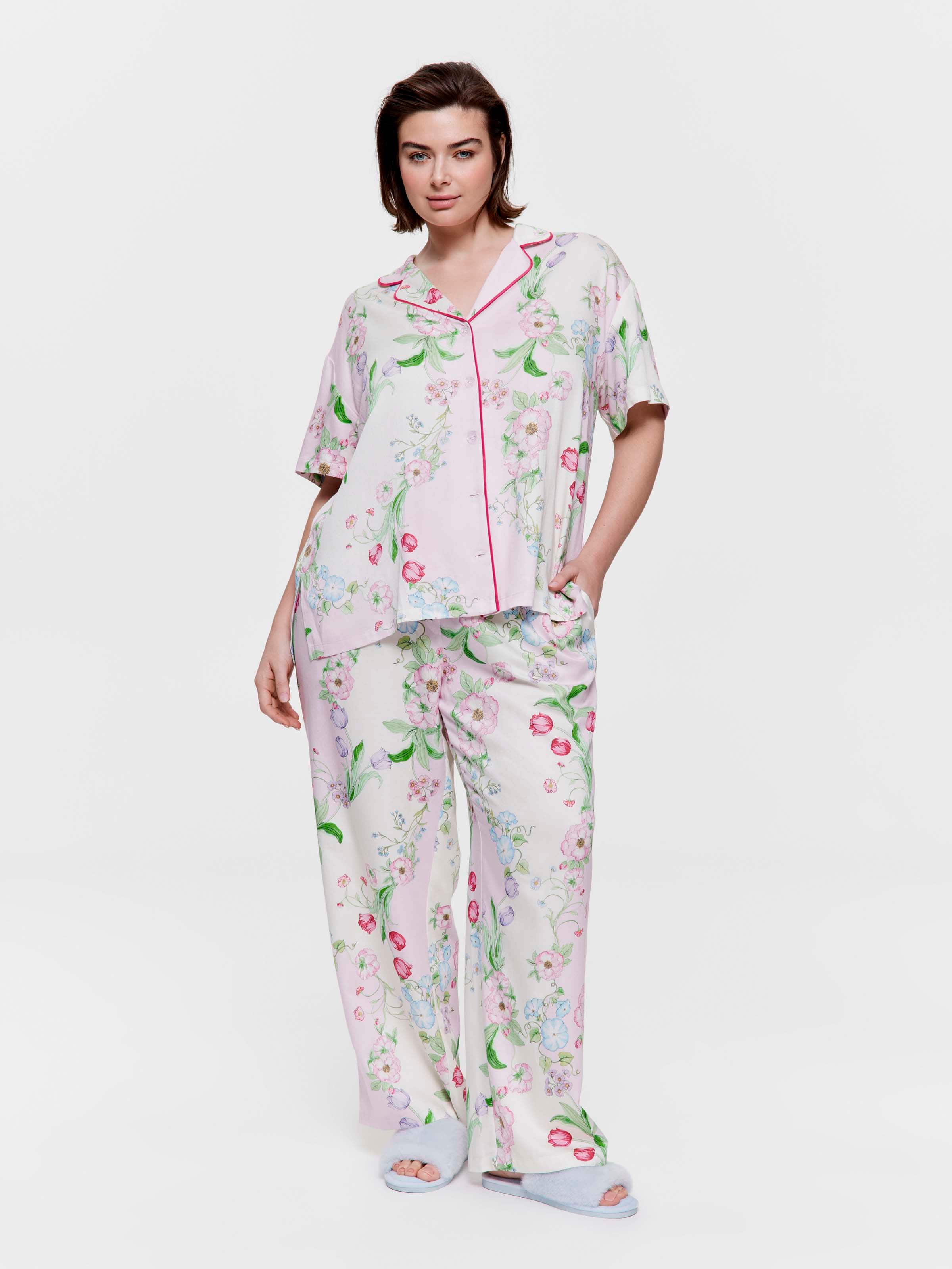P.A. Plus Folk Floral Pj Set