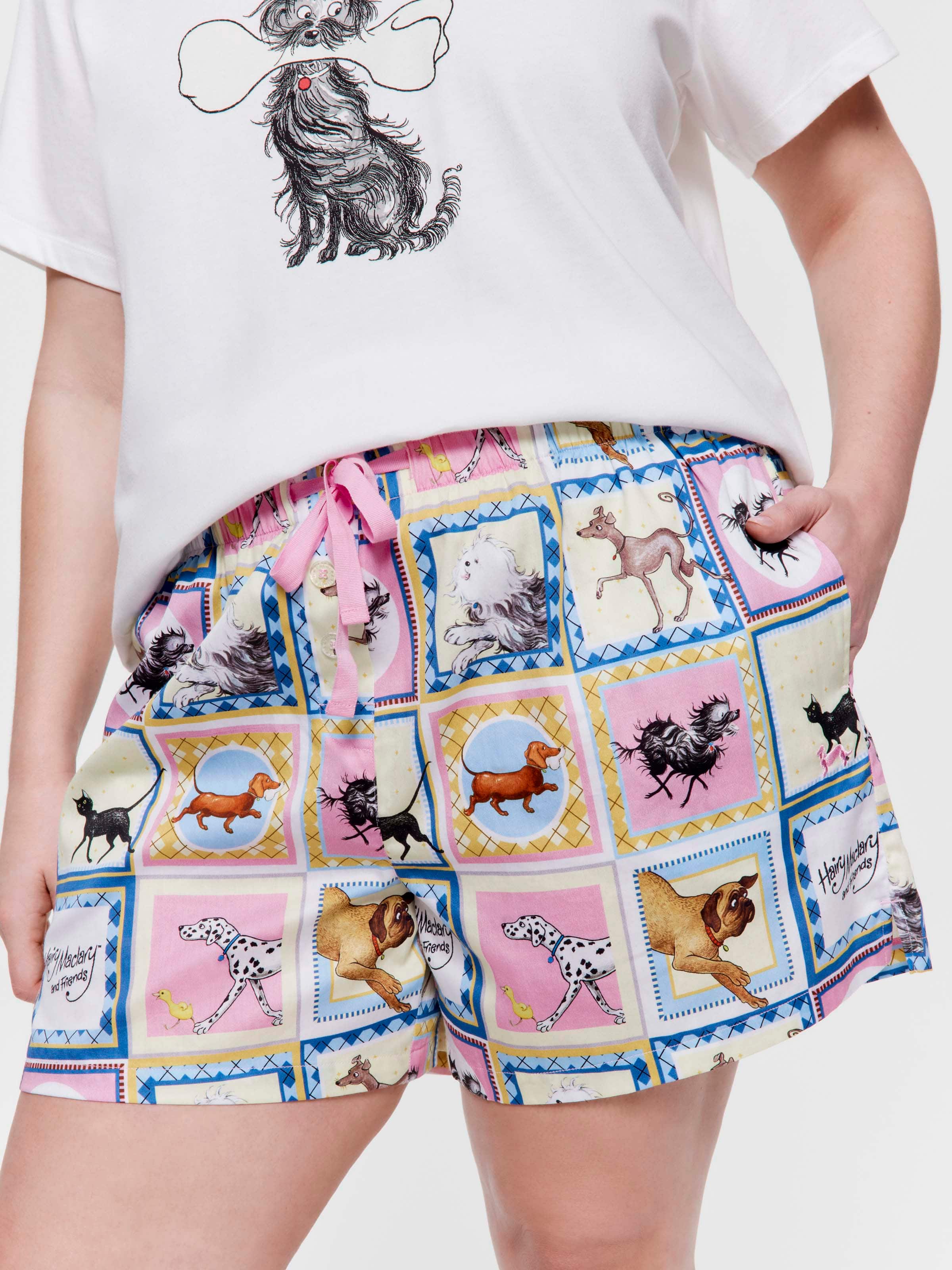 P.A. Plus Hairy Maclary 100% Cotton Mid Short