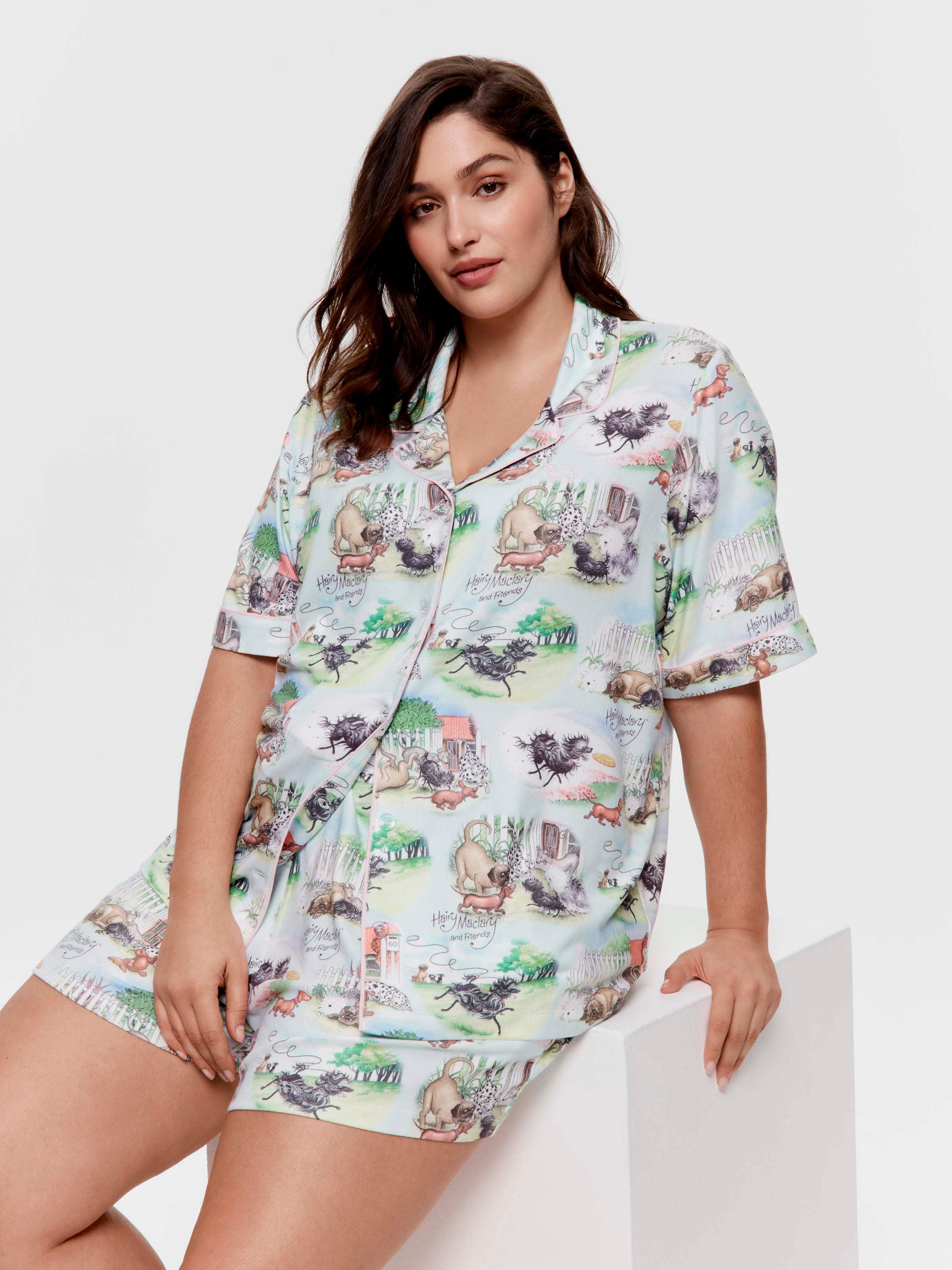 P.A. Plus Hairy Maclary Shortie Pj Set