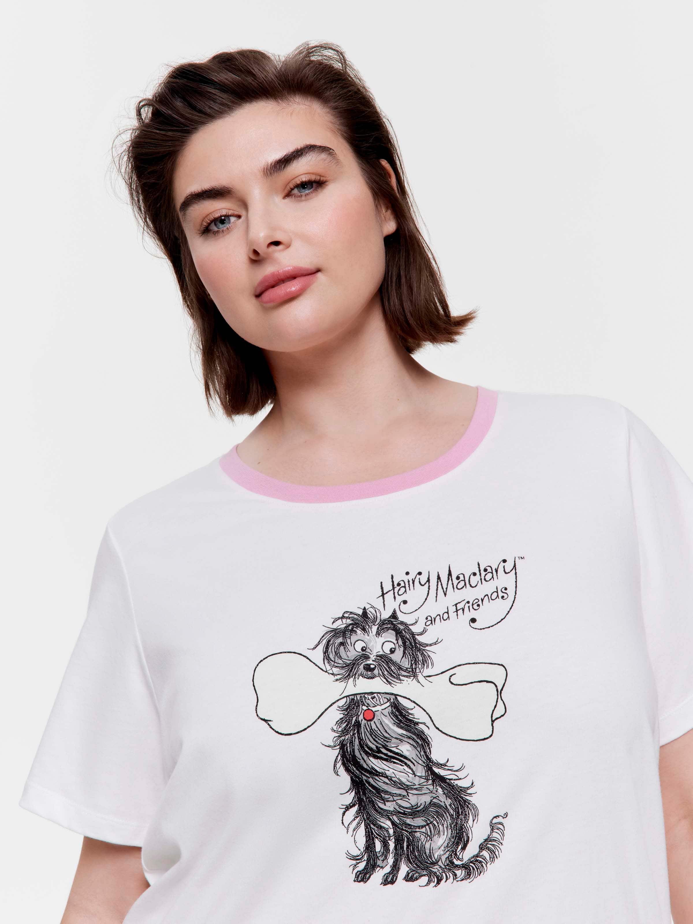 P.A. Plus Hairy Maclary 100% Cotton Boyfriend Tee