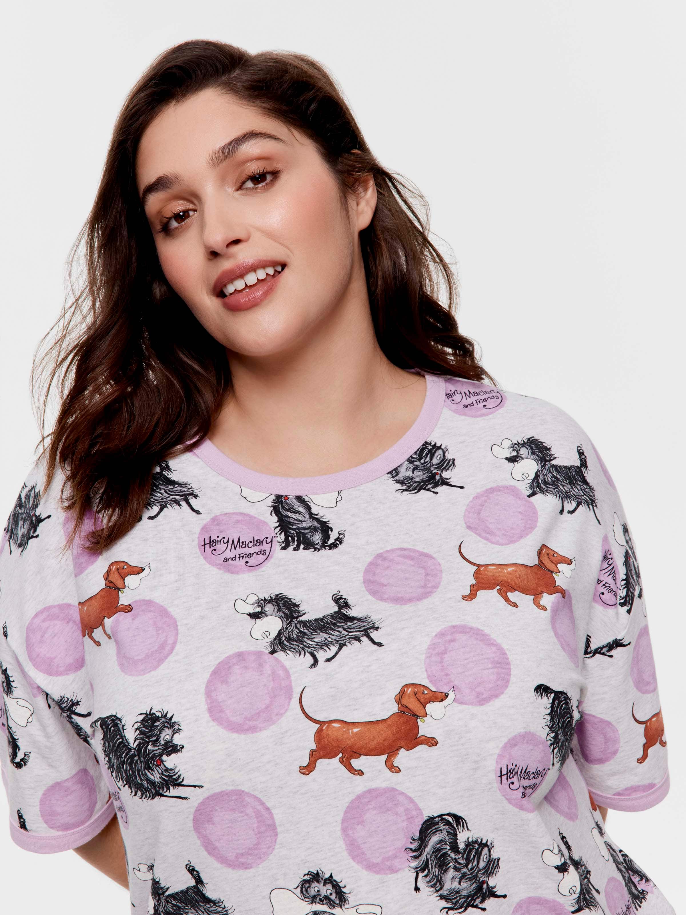 P.A. Plus Hairy Maclary Oversized Tee
