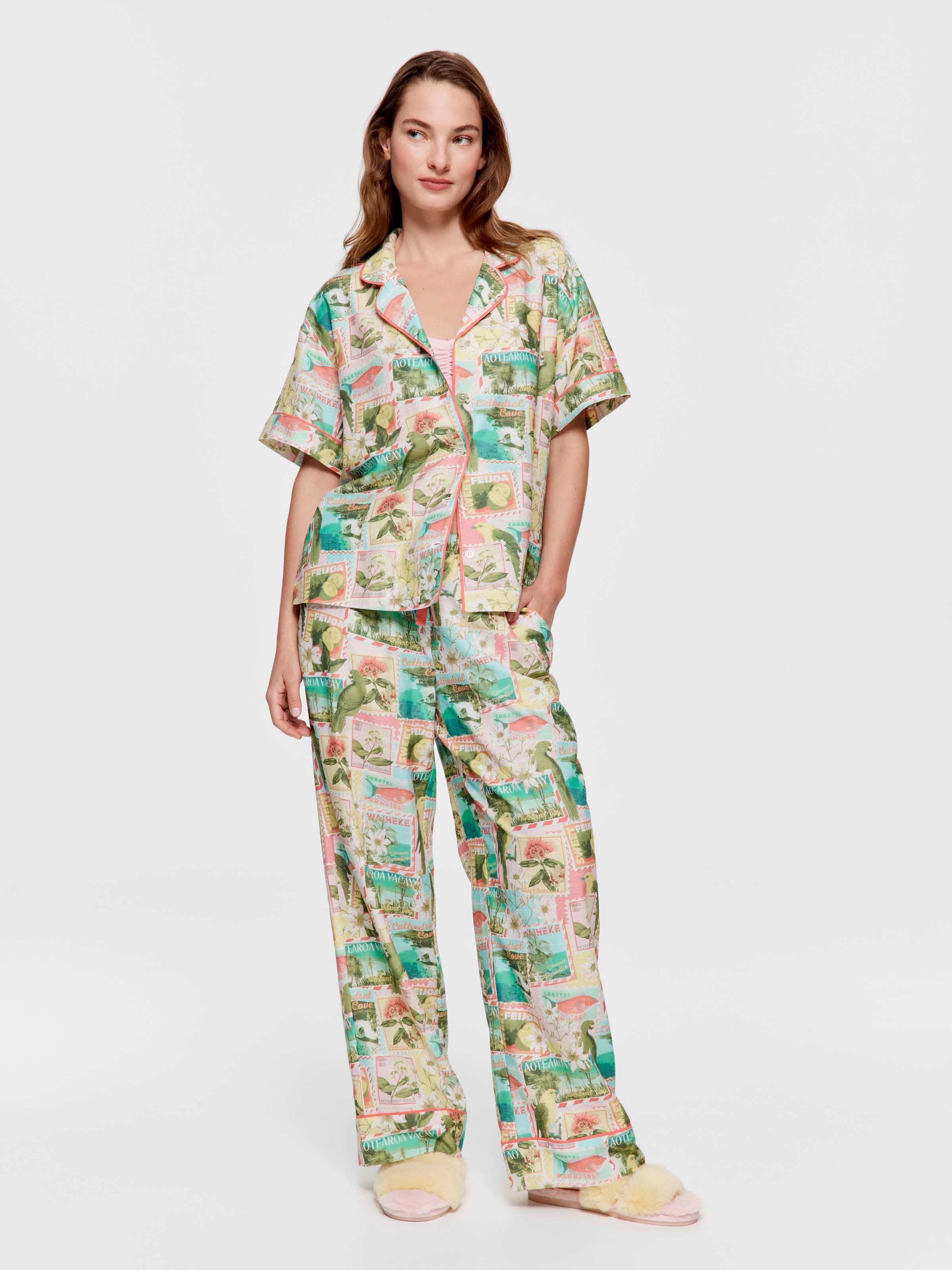 Postcards Oversized Short Sleeve Shirt