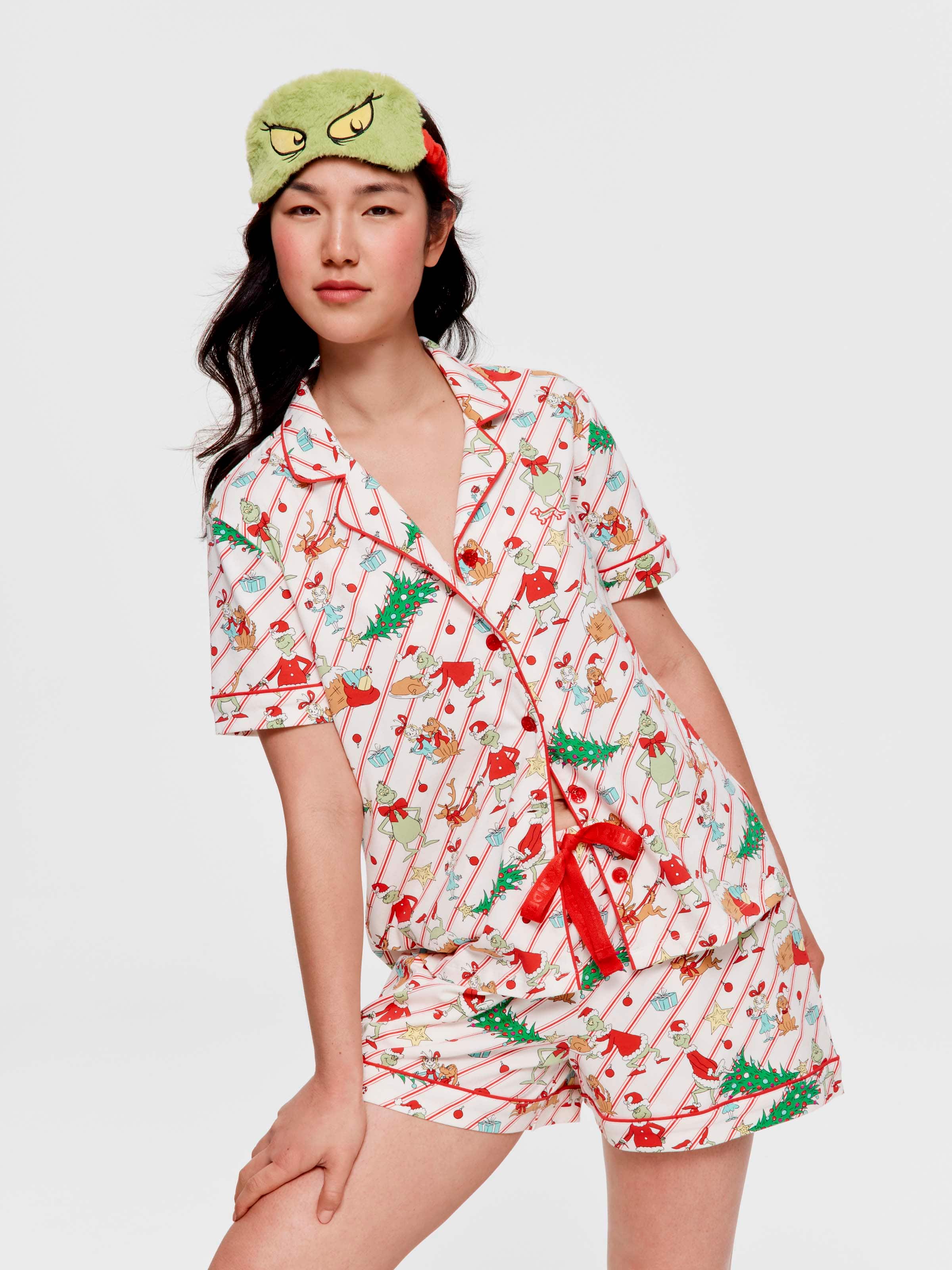 The Grinch Boxed Shortie Pj Set