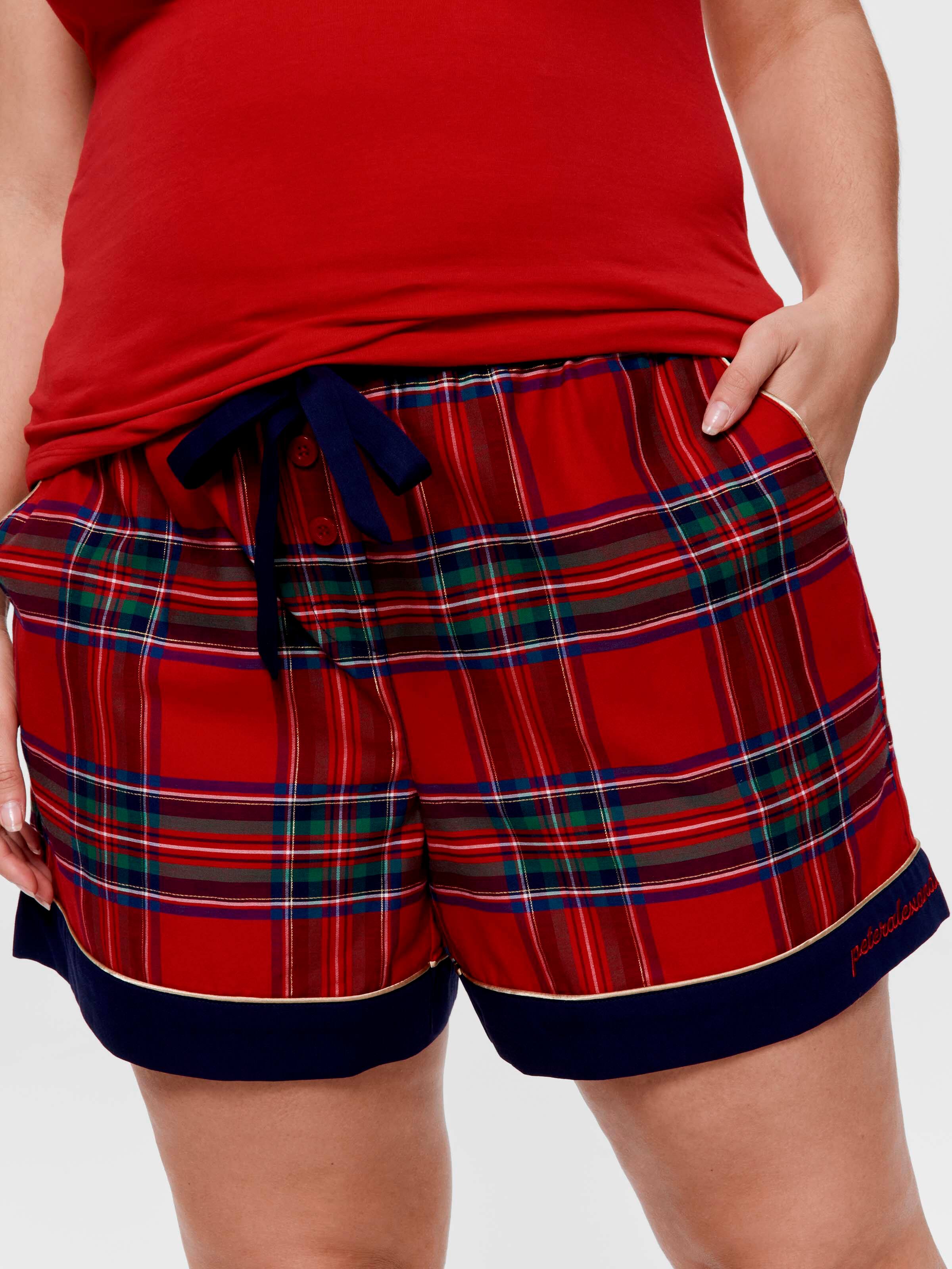 P.A. Plus Tartan 100% Cotton Mid Short