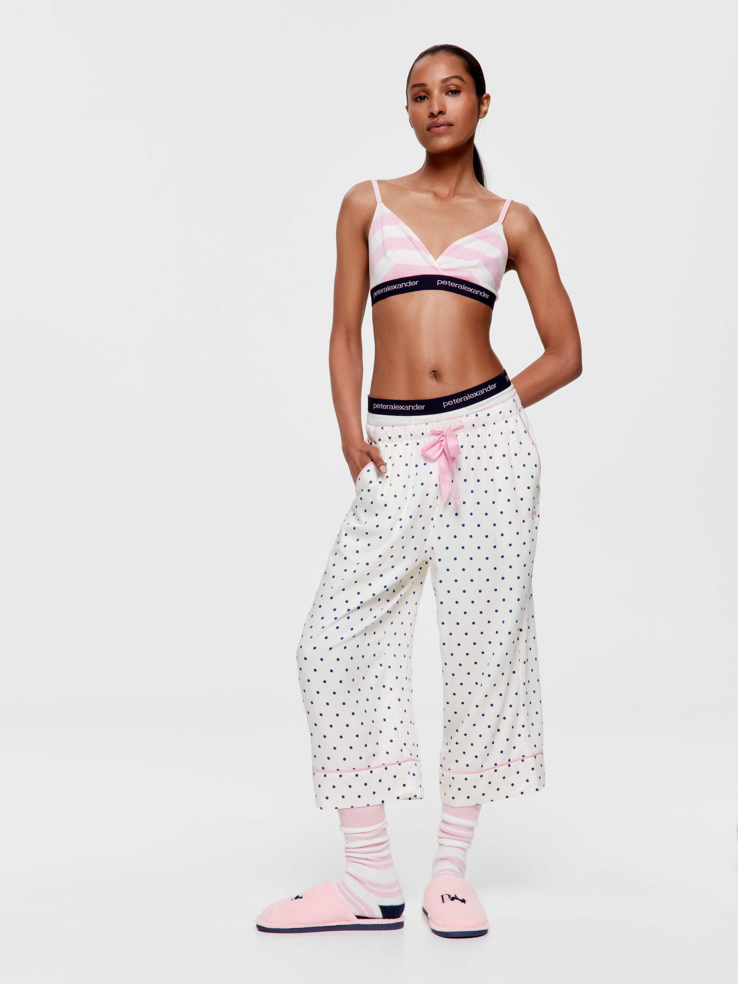 Polka Dot 3/4 Pj Pant