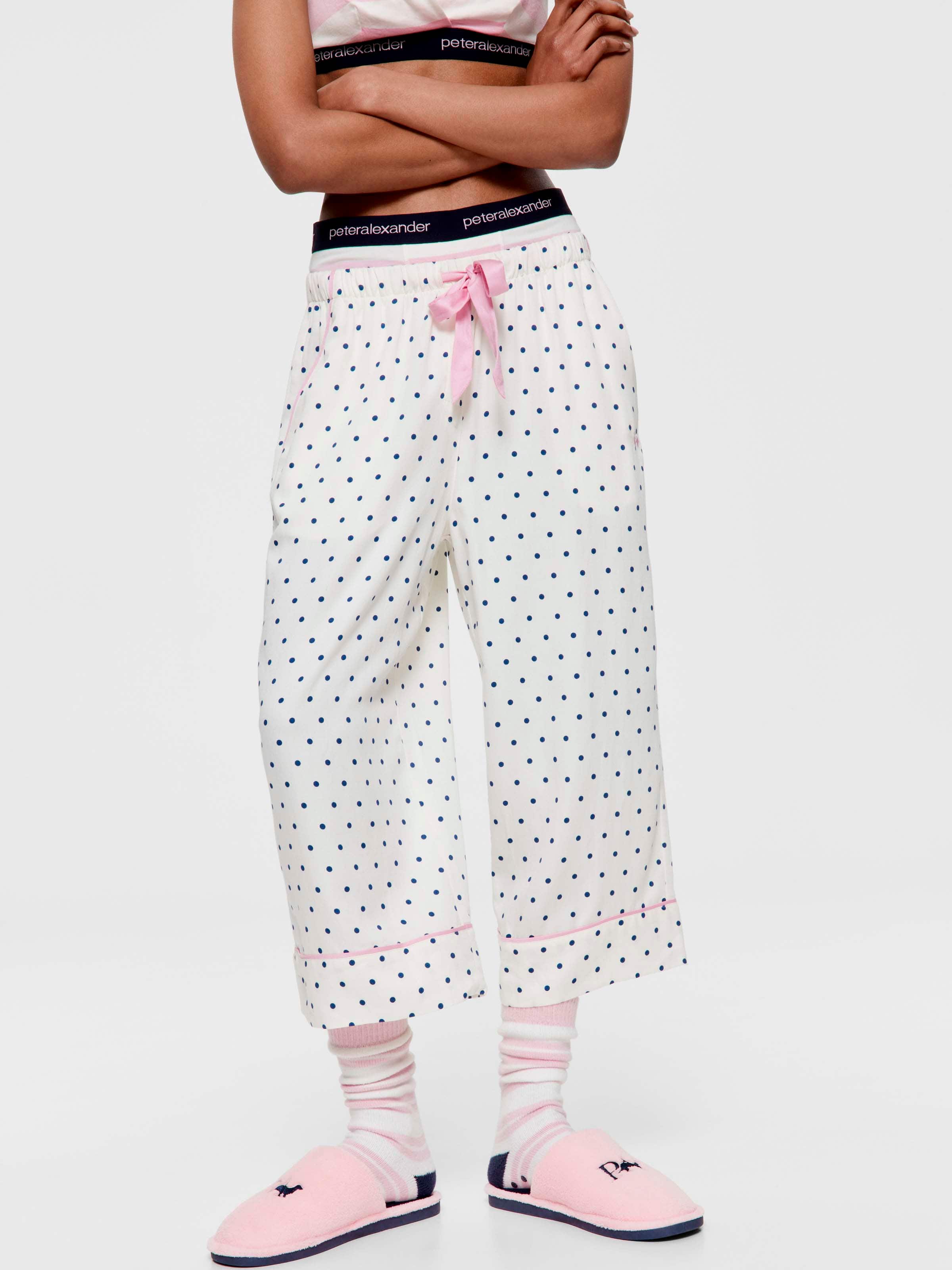 Polka Dot 3/4 Pj Pant