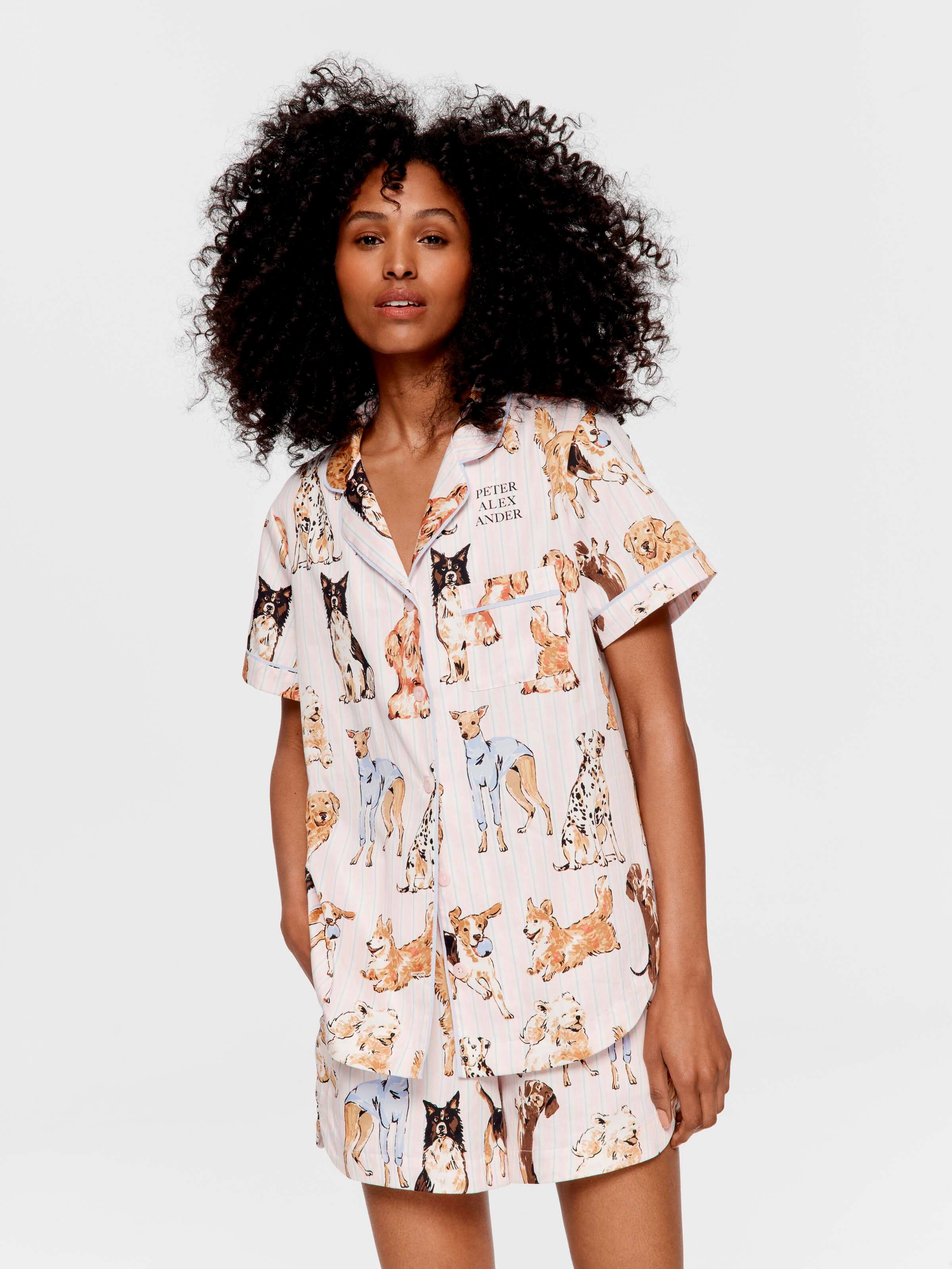 Painted Dogs 100% Cotton Short Sleeve Shirt