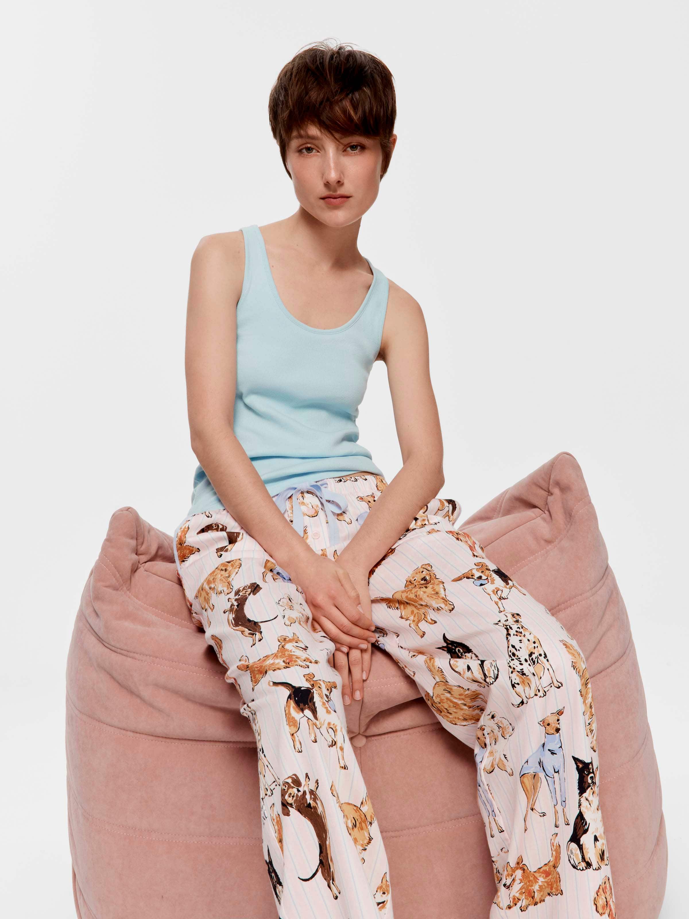 Painted Dogs 100% Cotton Classic Pj Pant