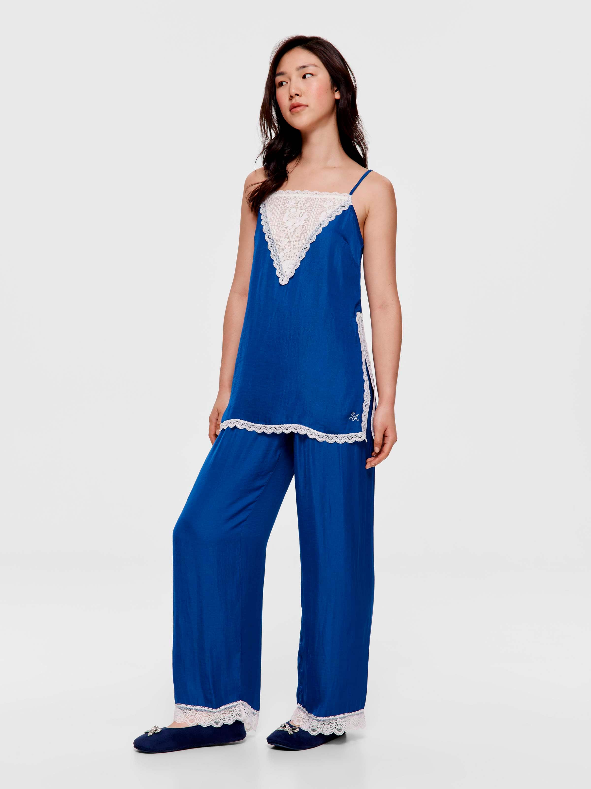 Blue Lace Fashion Cami