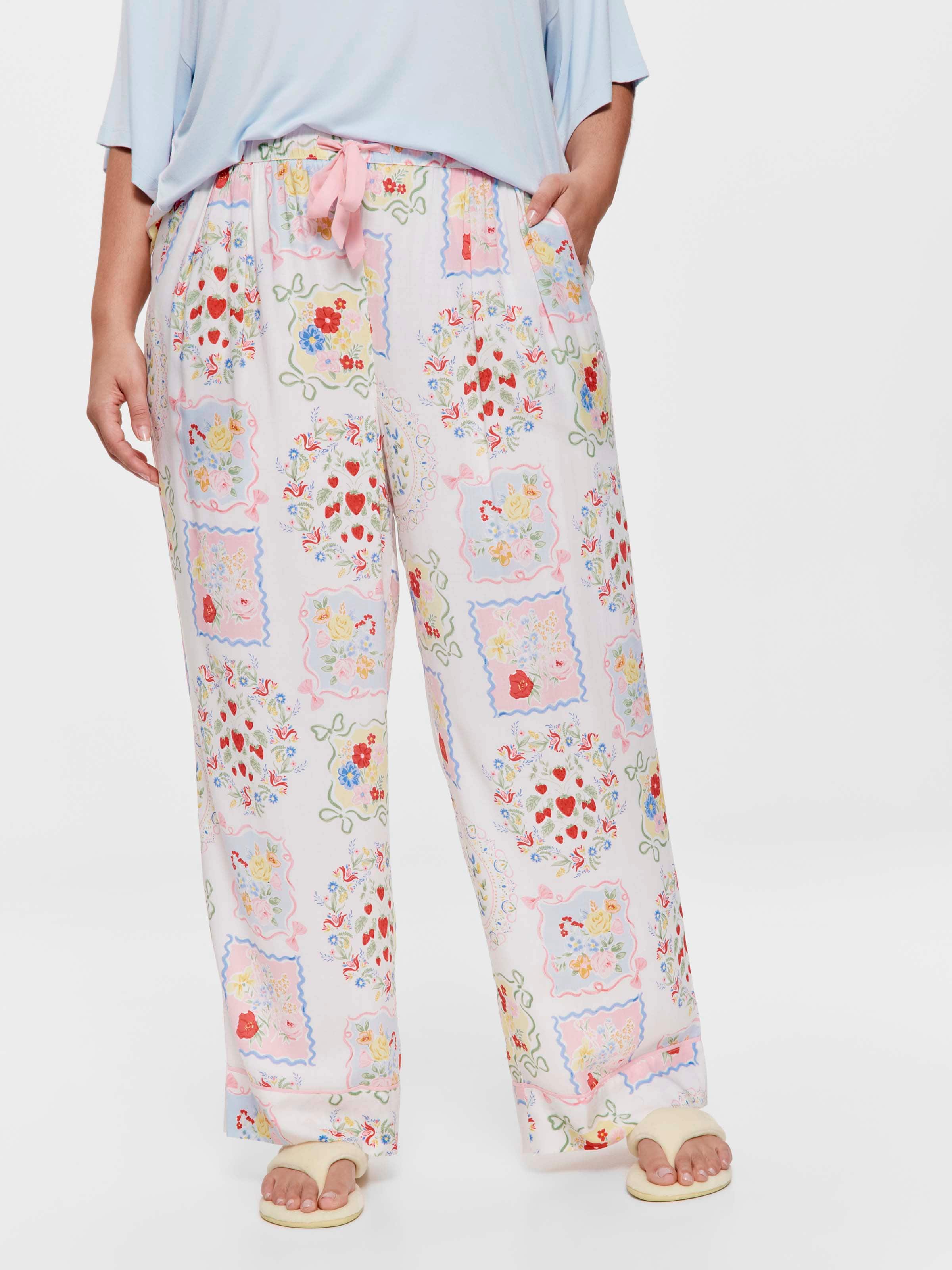 P.A. Plus Summer Garden Wide Leg Pj Pant