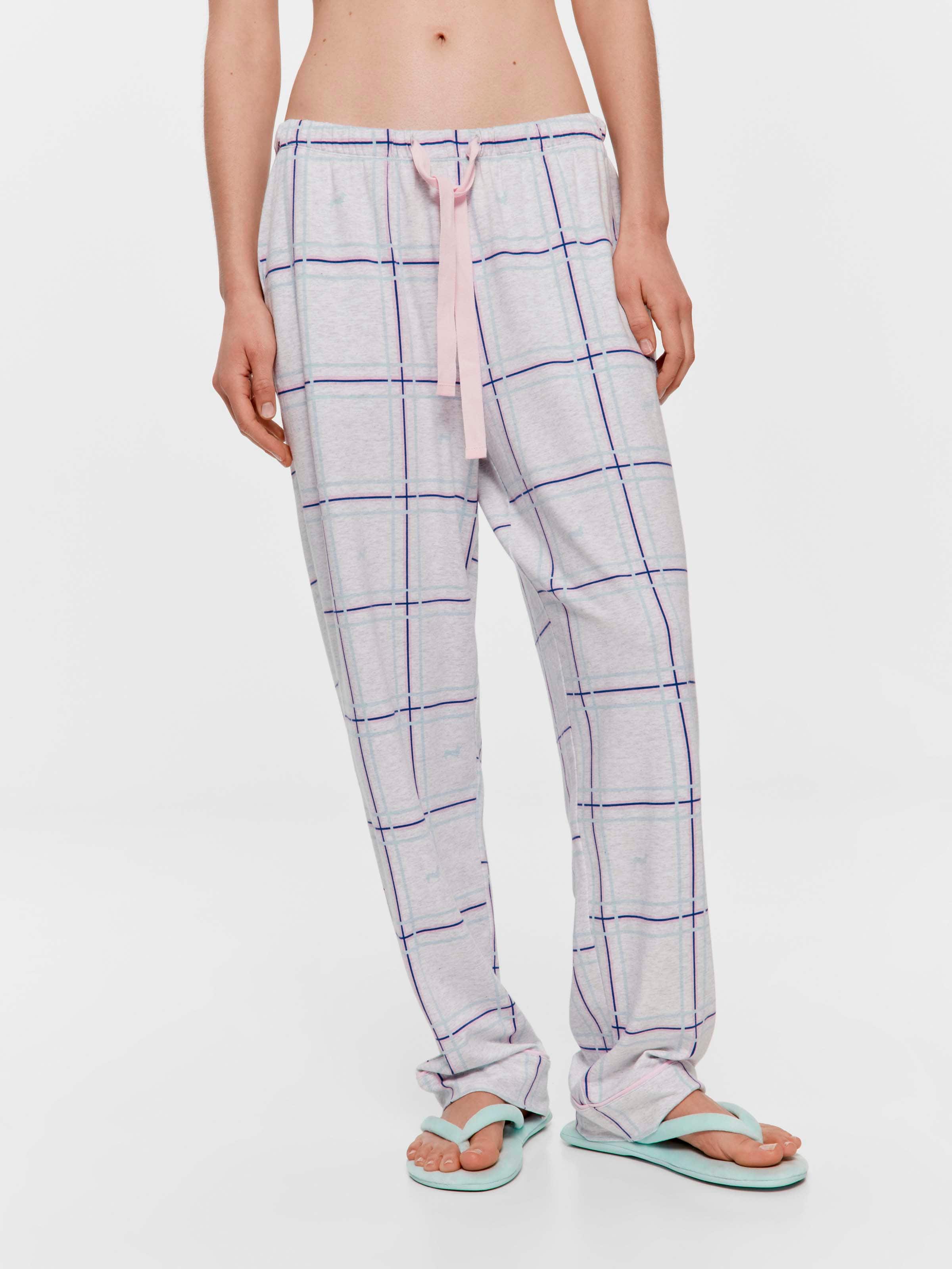 Penny Windowpane Tapered Pj Pant