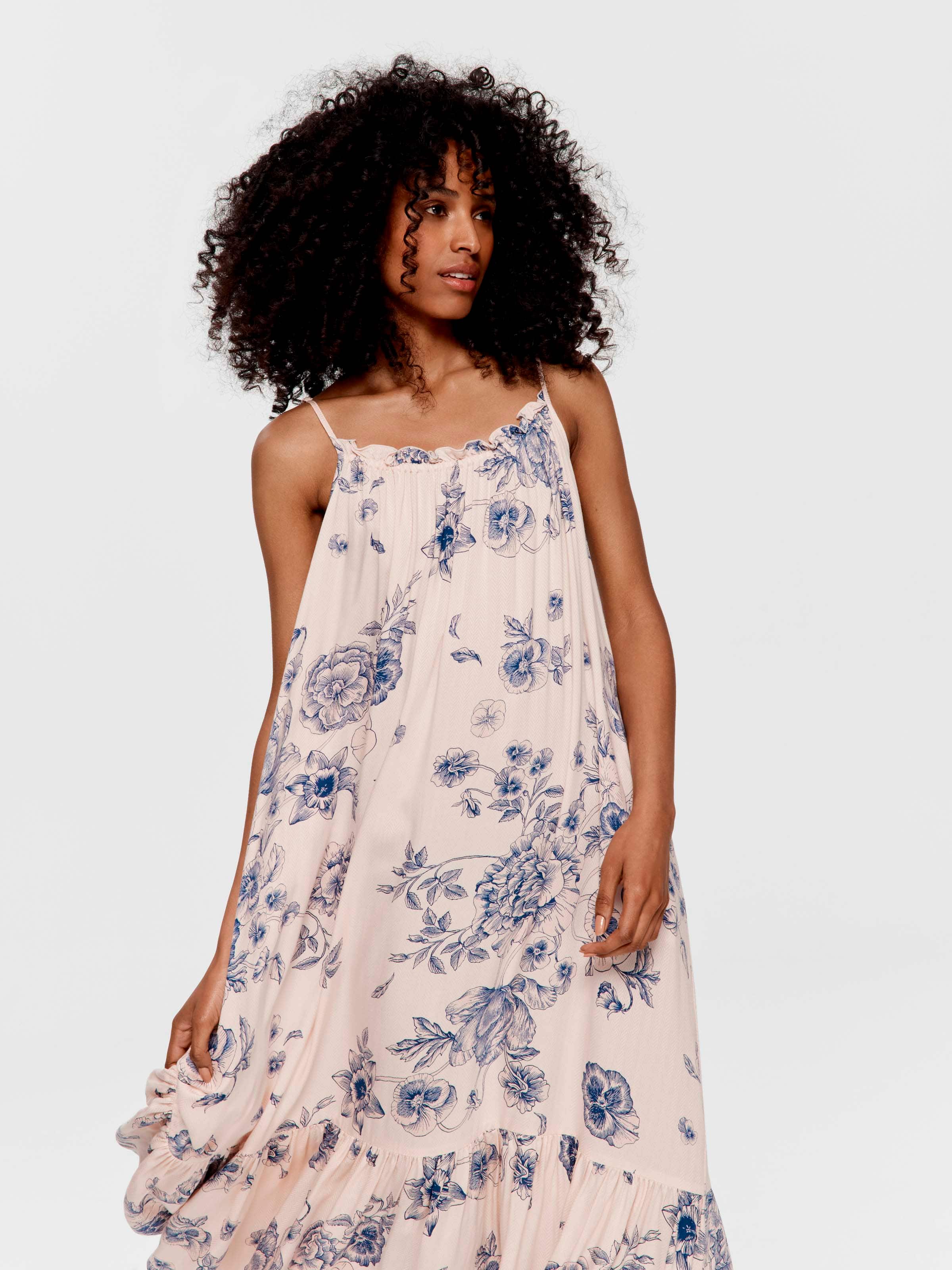 Floral Long Fashion Nightie
