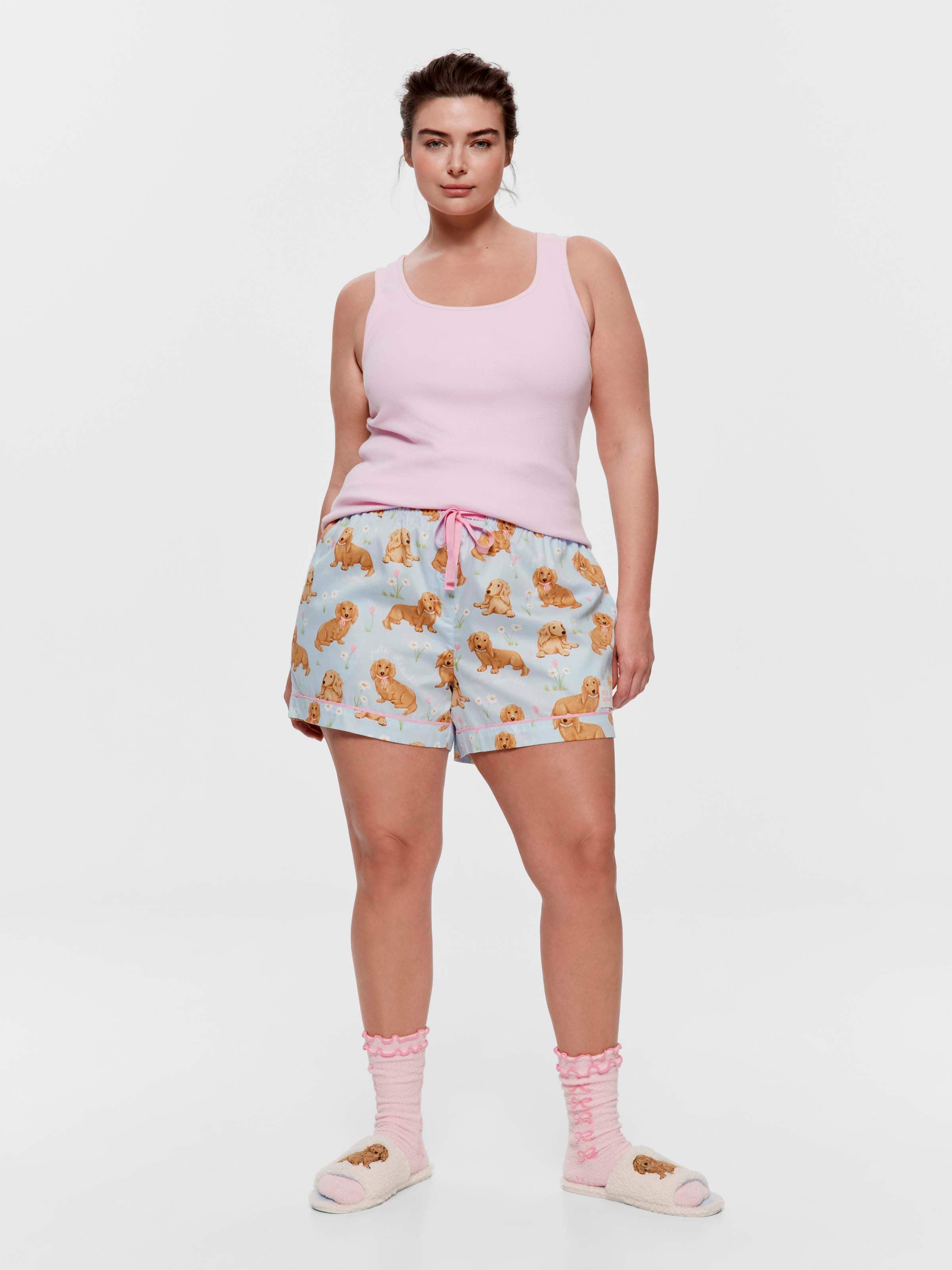 P.A. Plus Painted Penny 100% Cotton Mid Short