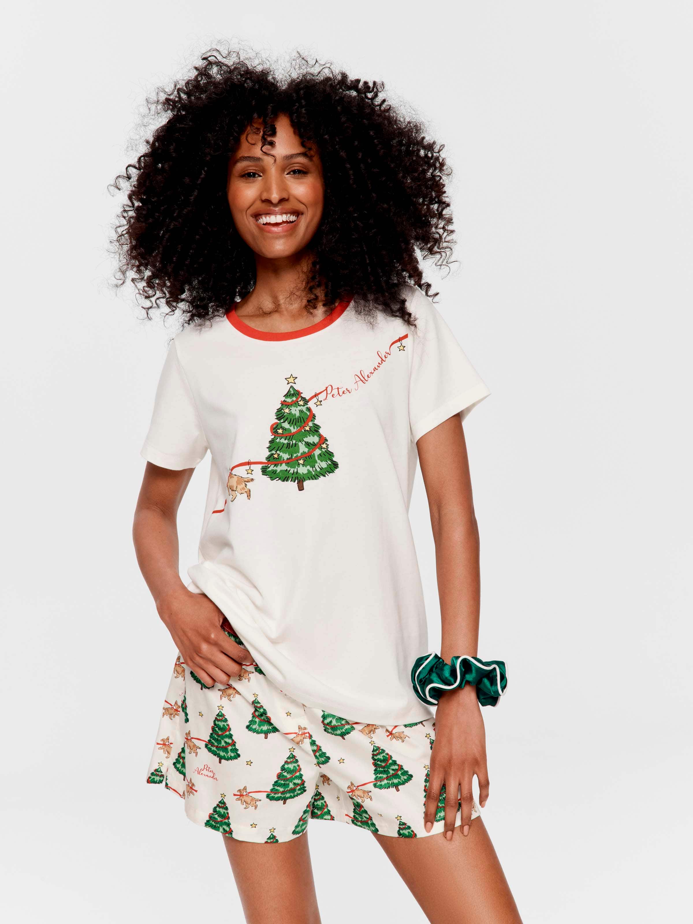 Penny Christmas Tree Boyfriend Tee