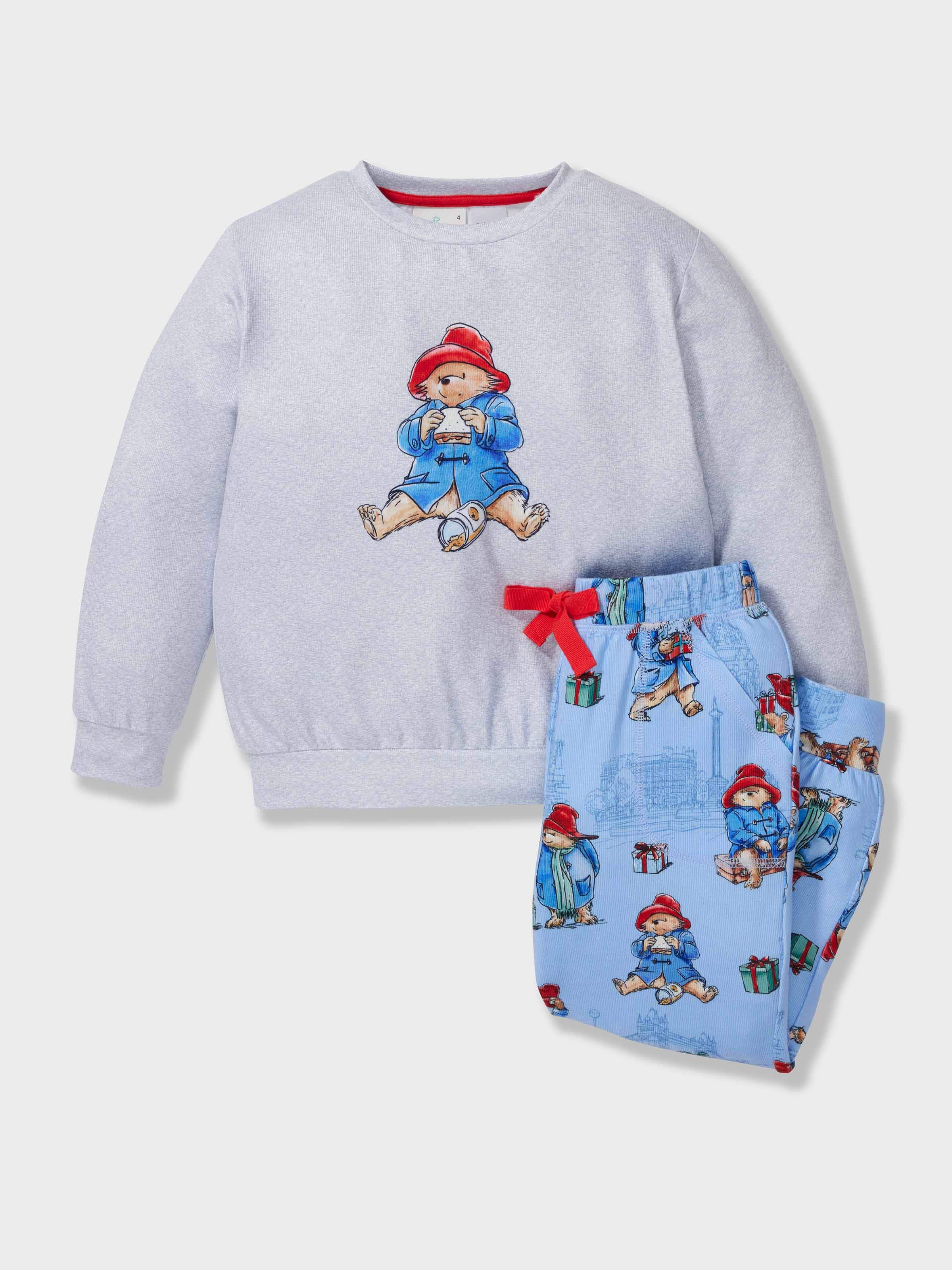 Kids Paddington Plush Long Pj Set