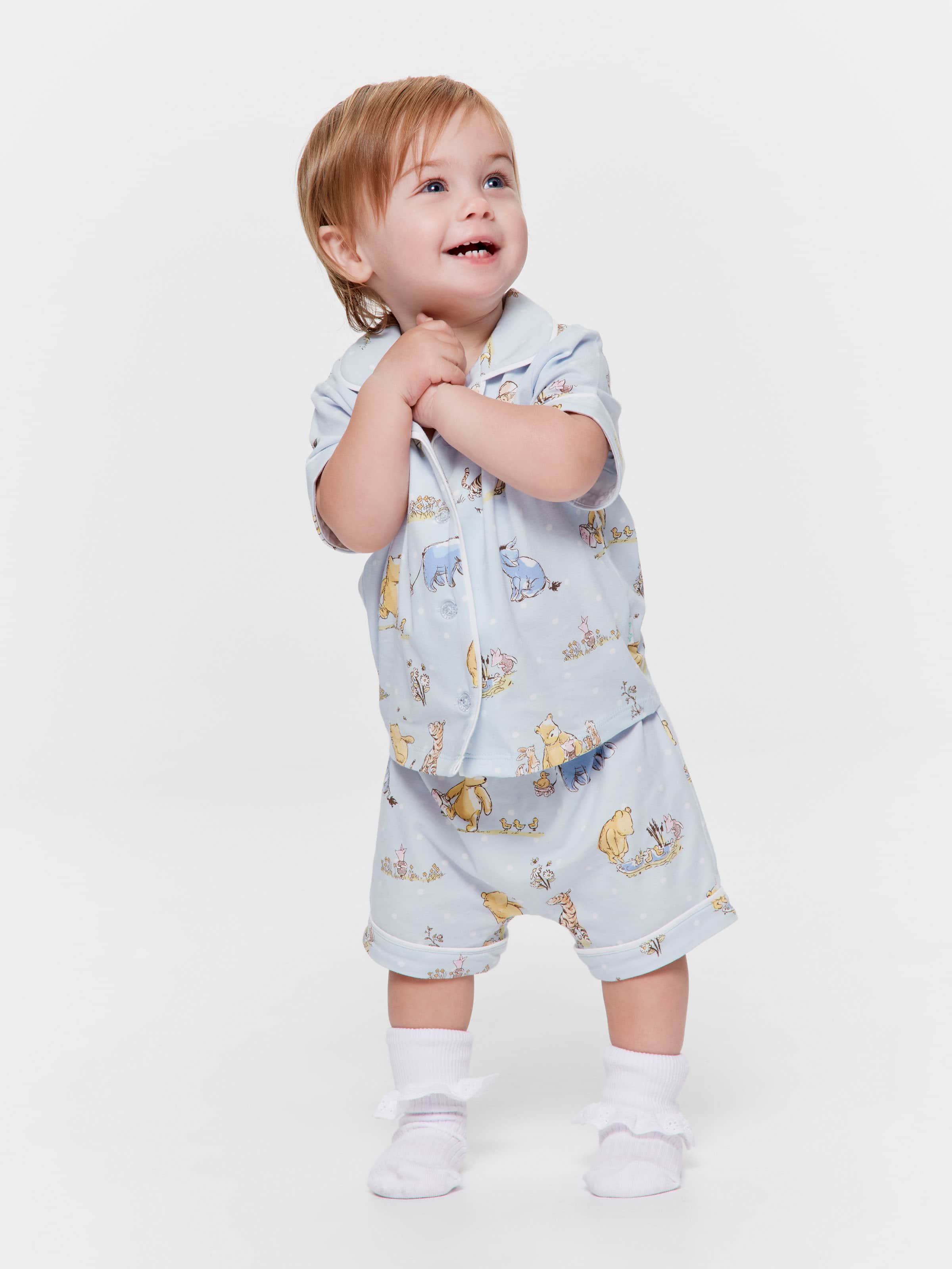 Baby Winnie The Pooh Shortie Pj Set