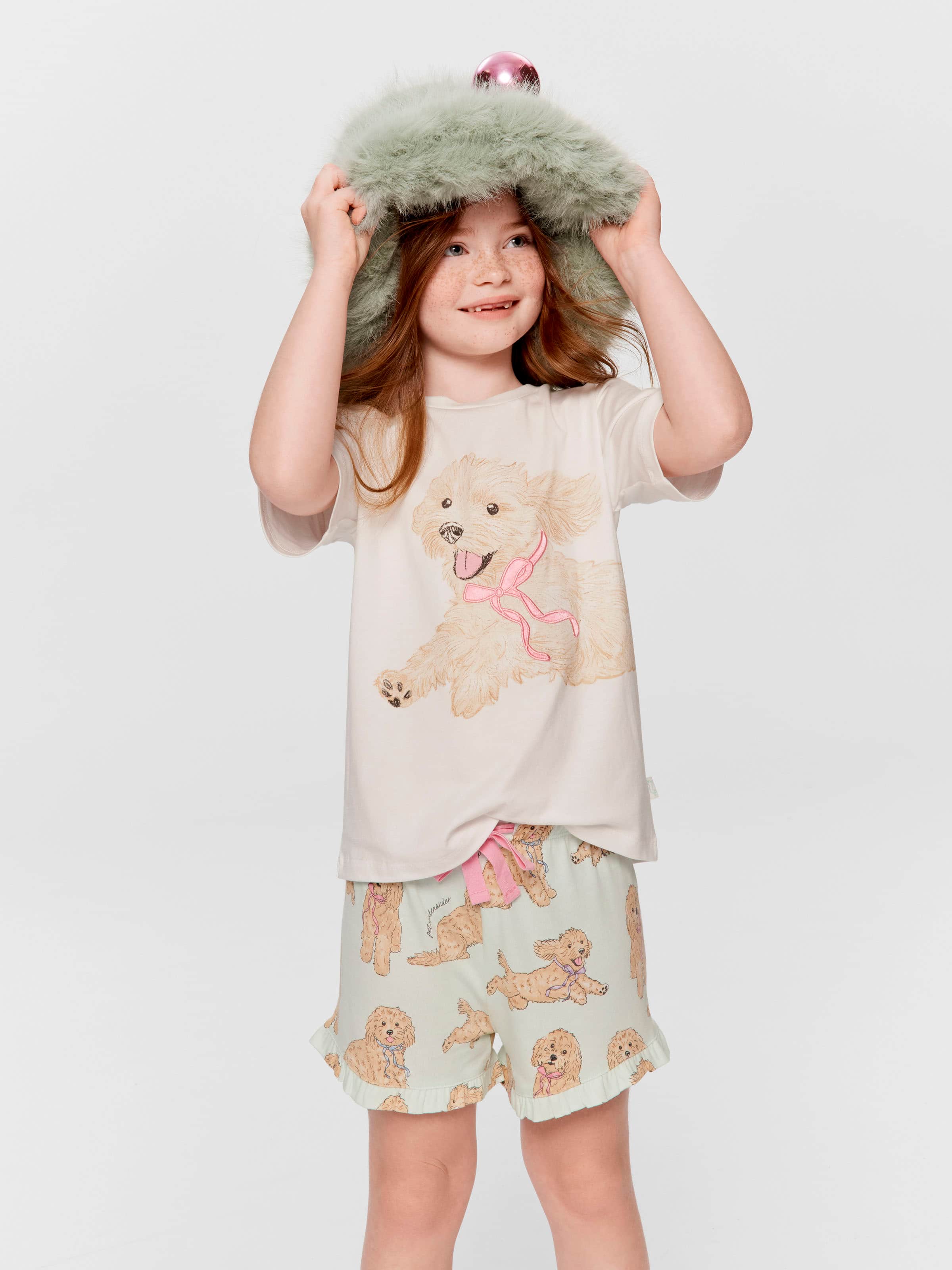 Jnr Girls Groodle Short Pj Set