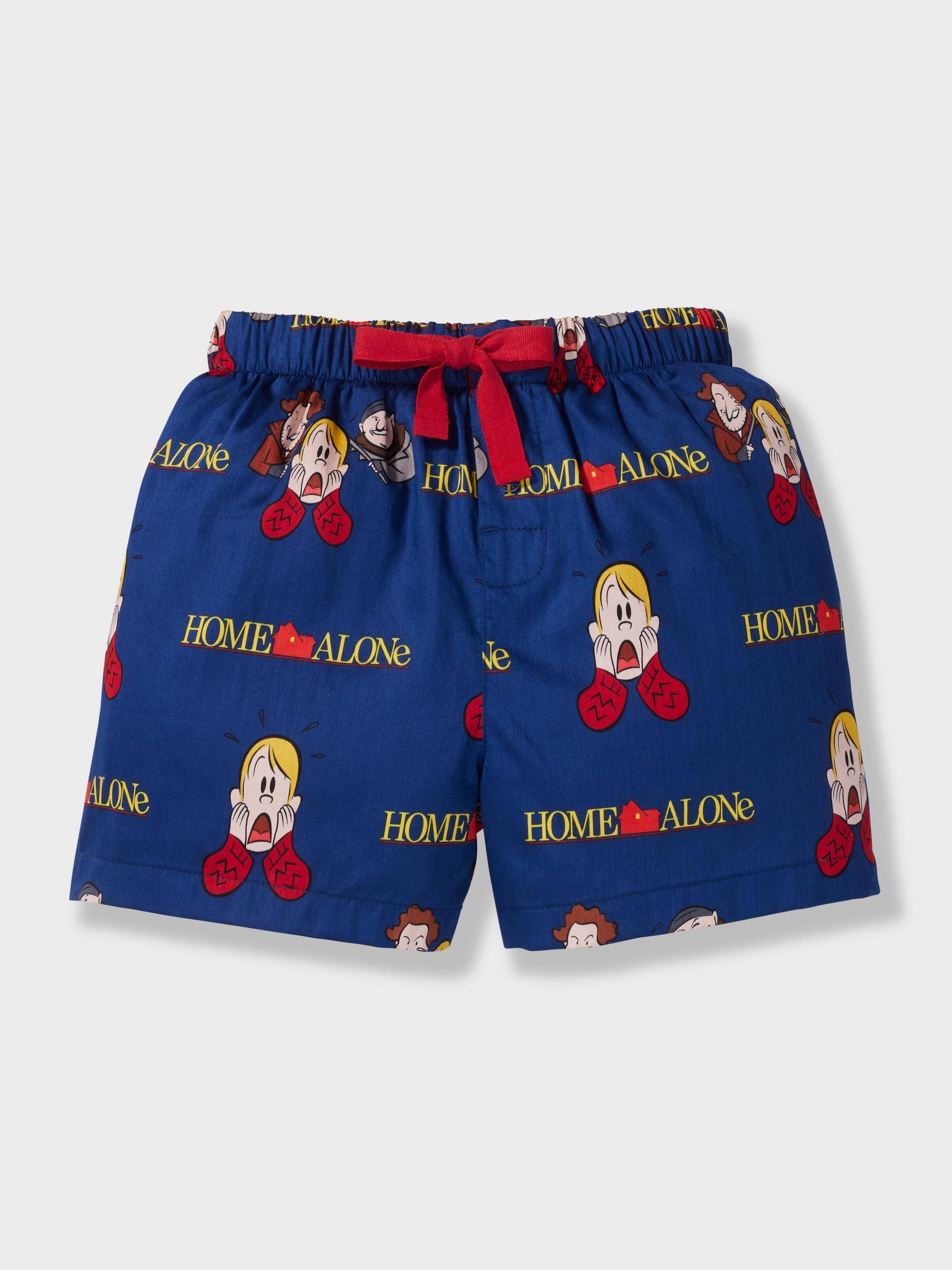 Jnr Boys Home Alone 100% Cotton Short Pj Set