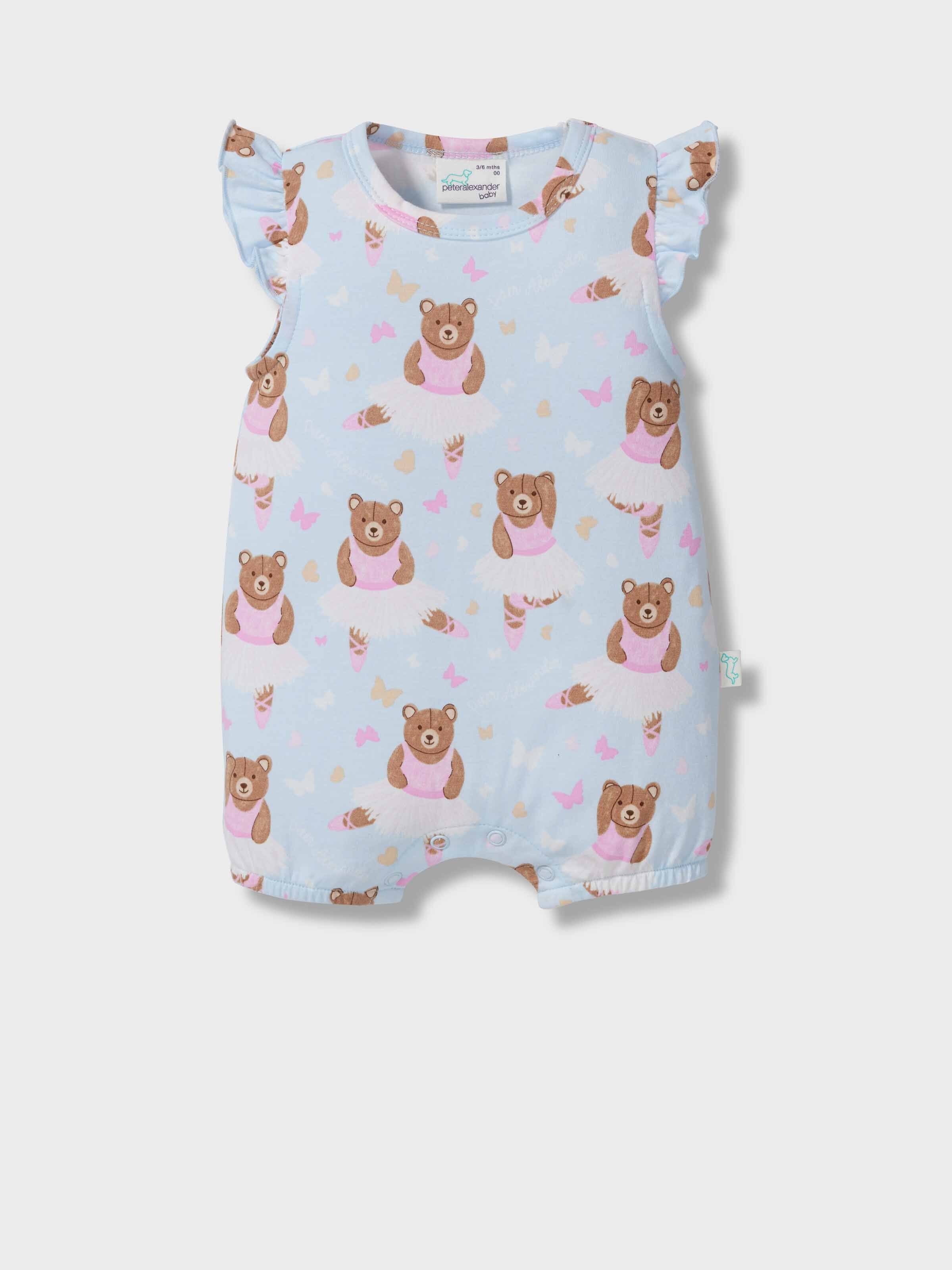 Baby Ballet Bear Romper