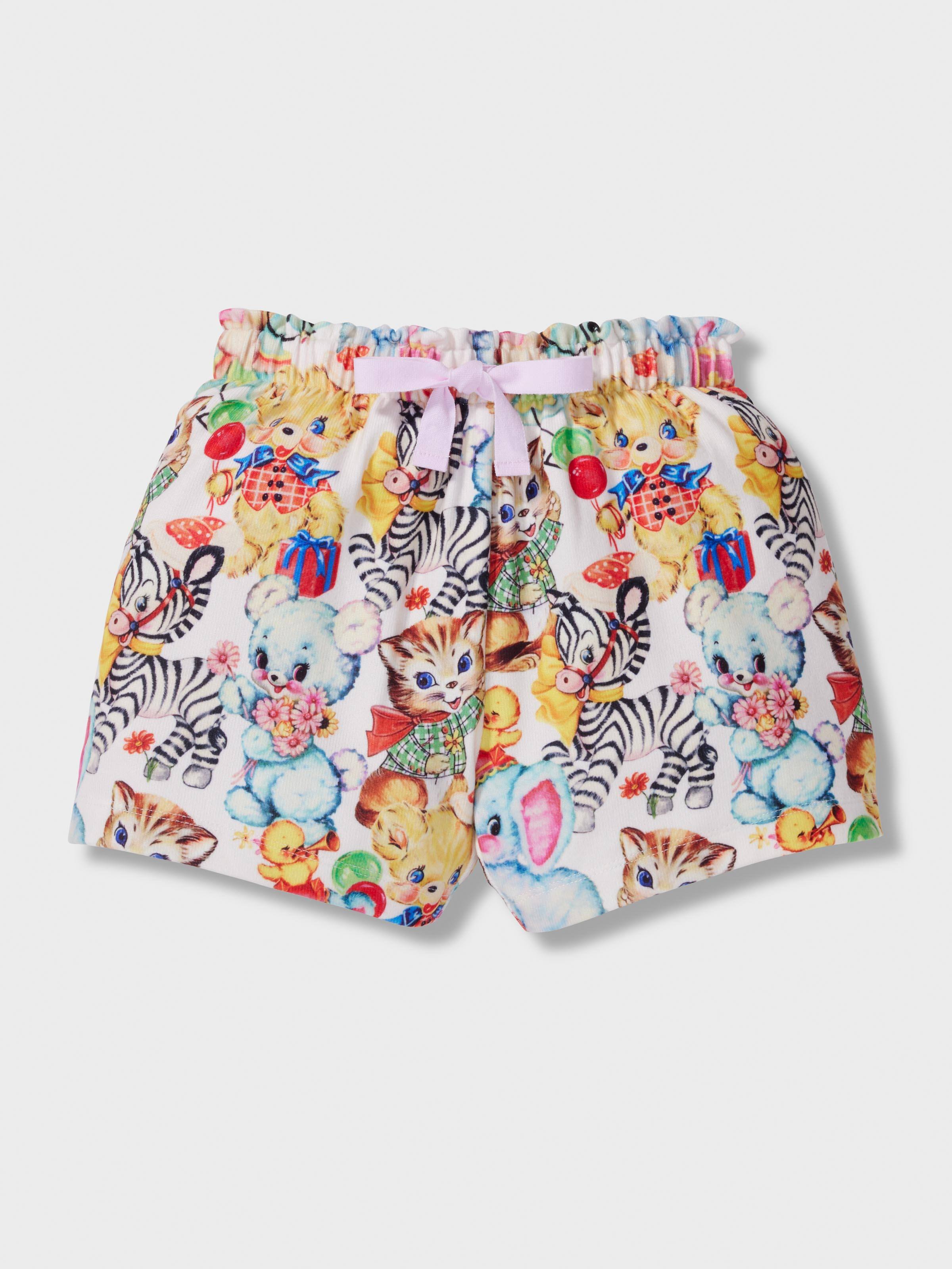 Jnr Girls Vintage Toys Short Pj Set