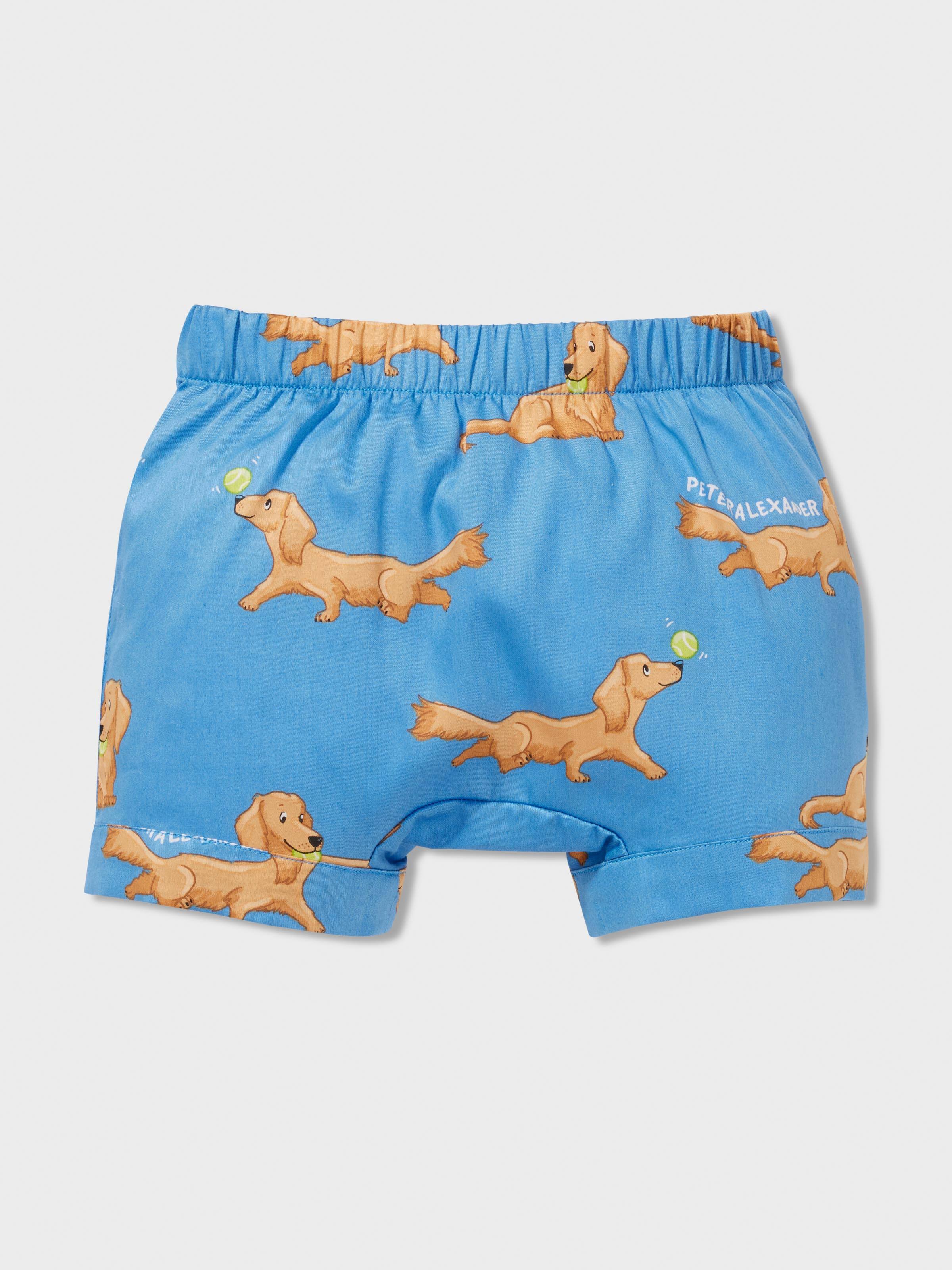 Baby Boy Blue Penny 100% Cotton Short Pj Set