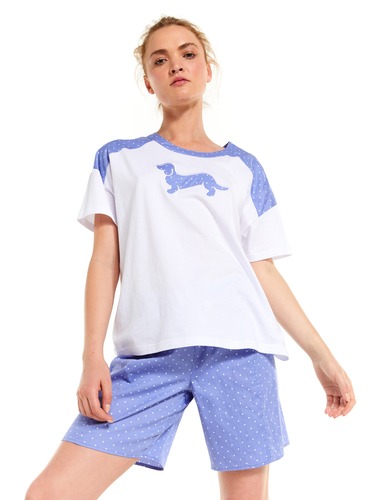 Penny Woven Trim Tee