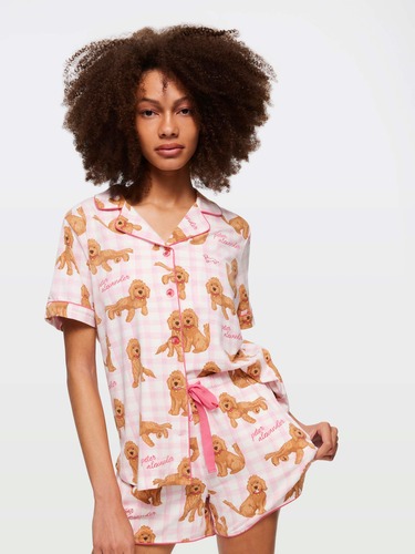 Tile Print Boyshort